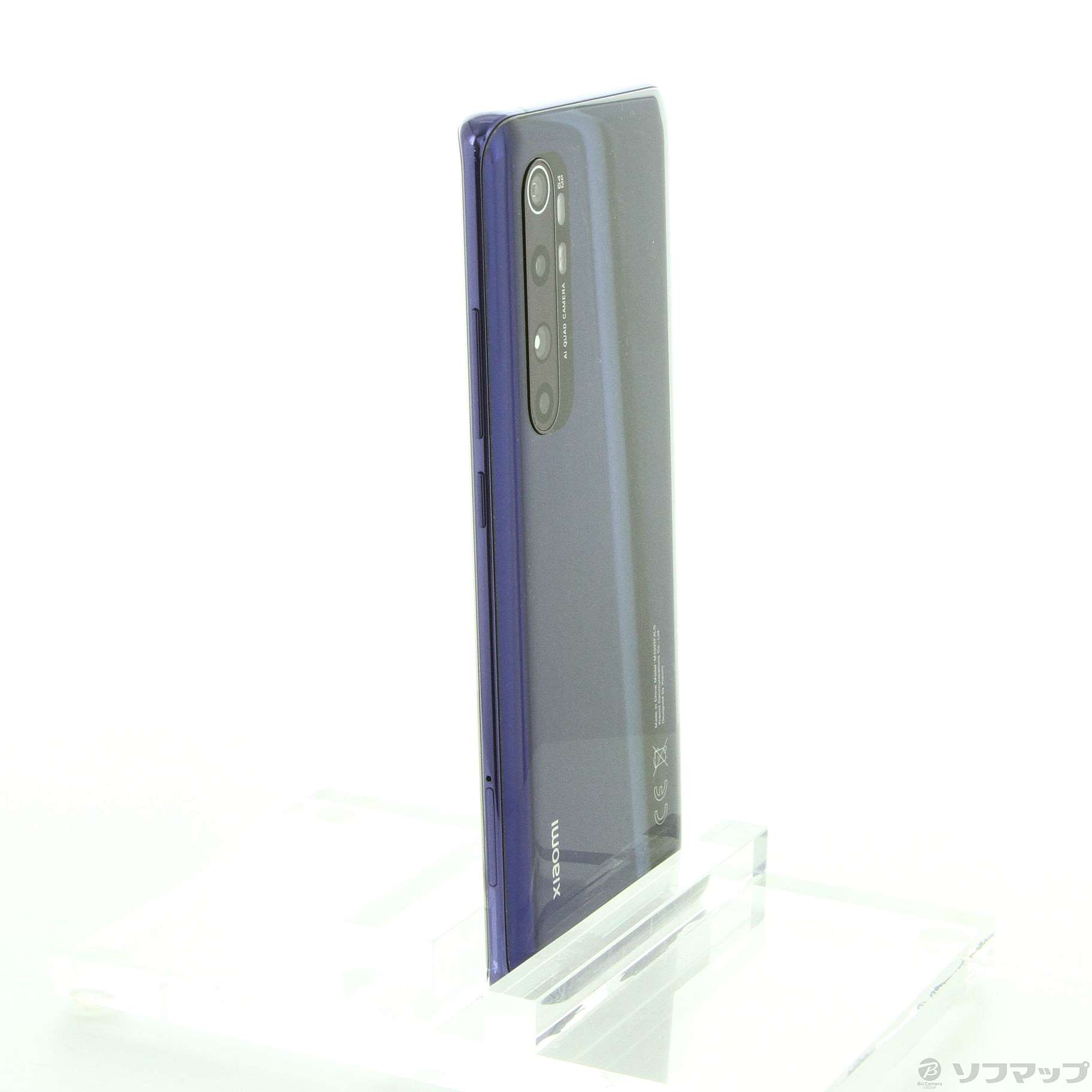 中古】セール対象品 Mi Note 10 Lite 64GB ネビュラパープル M2002F4LG ...