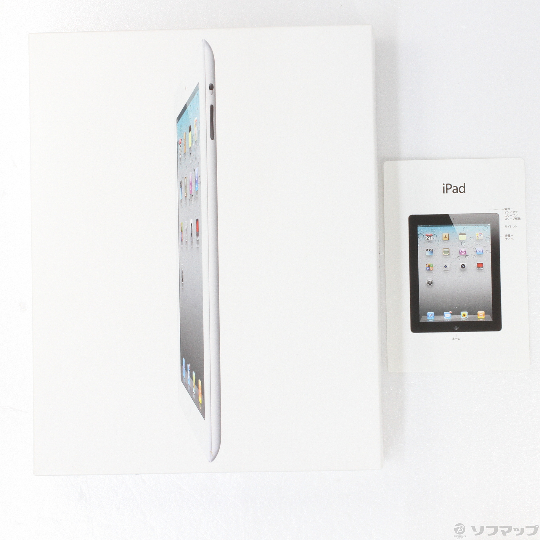 〔中古品〕iPad 2 32GB ホワイト MC980J／A Wi-Fi