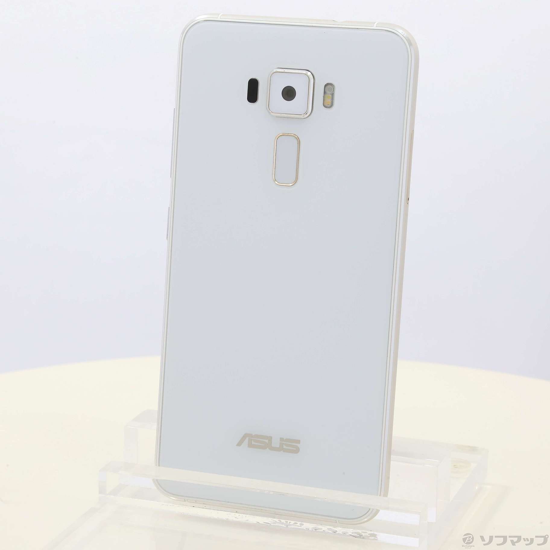 中古】ZenFone 3 32GB パールホワイト ZE520KL-WH32S3 SIMフリー