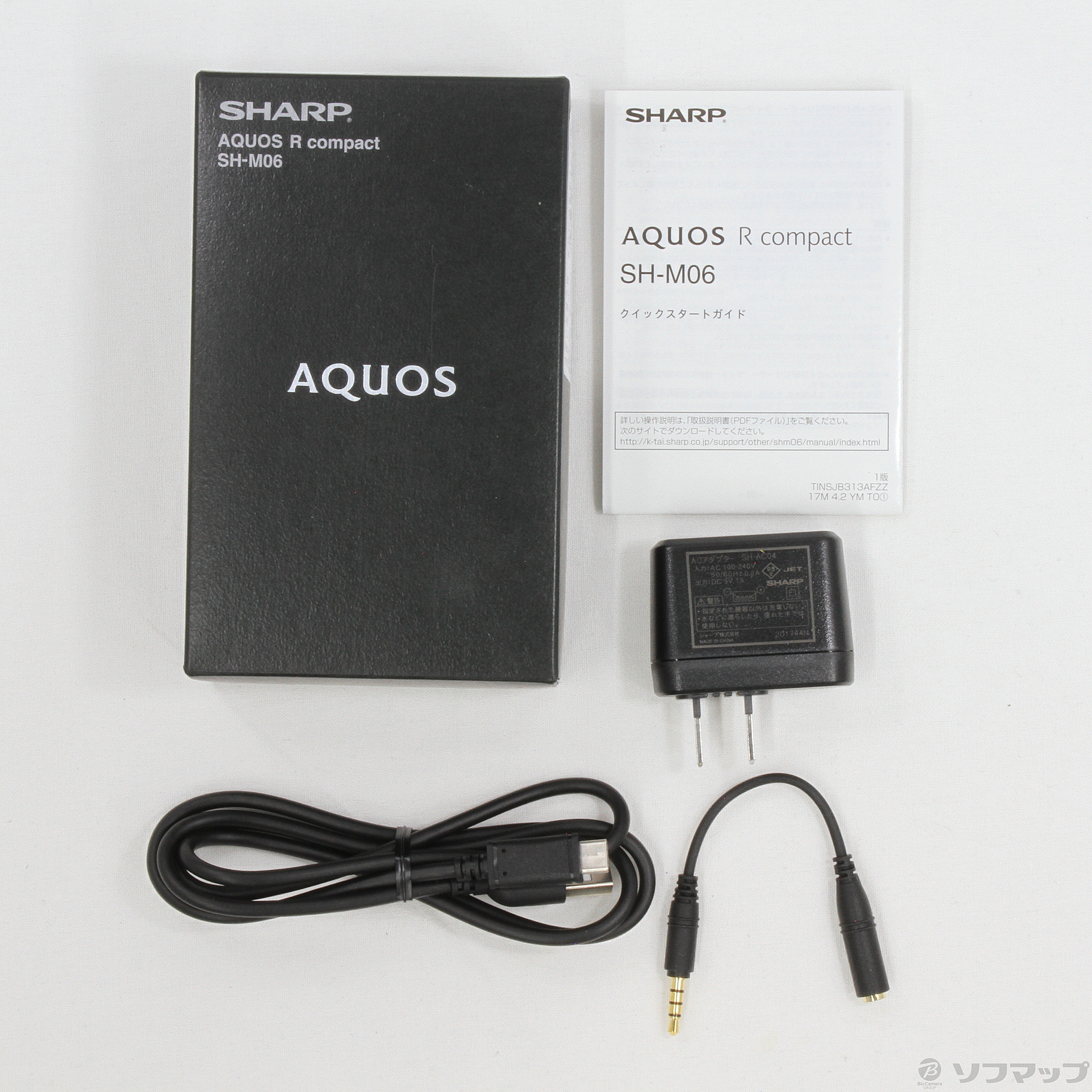 中古】AQUOS R compact 32GB ホワイト SH-M06 SIMフリー ◇01/26(水