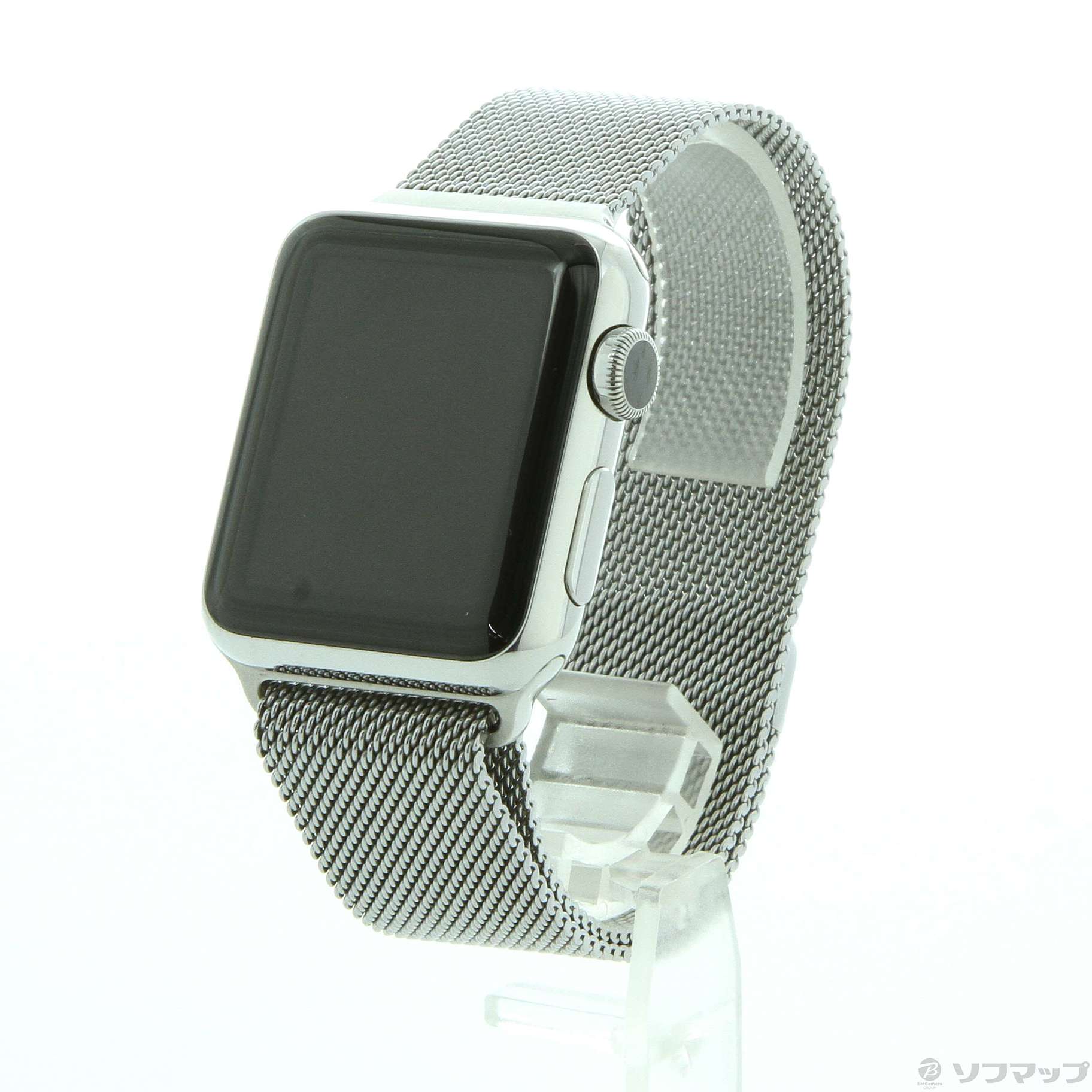 中古】Apple Watch 38mm ステンレススチールケース ミラネーゼループ