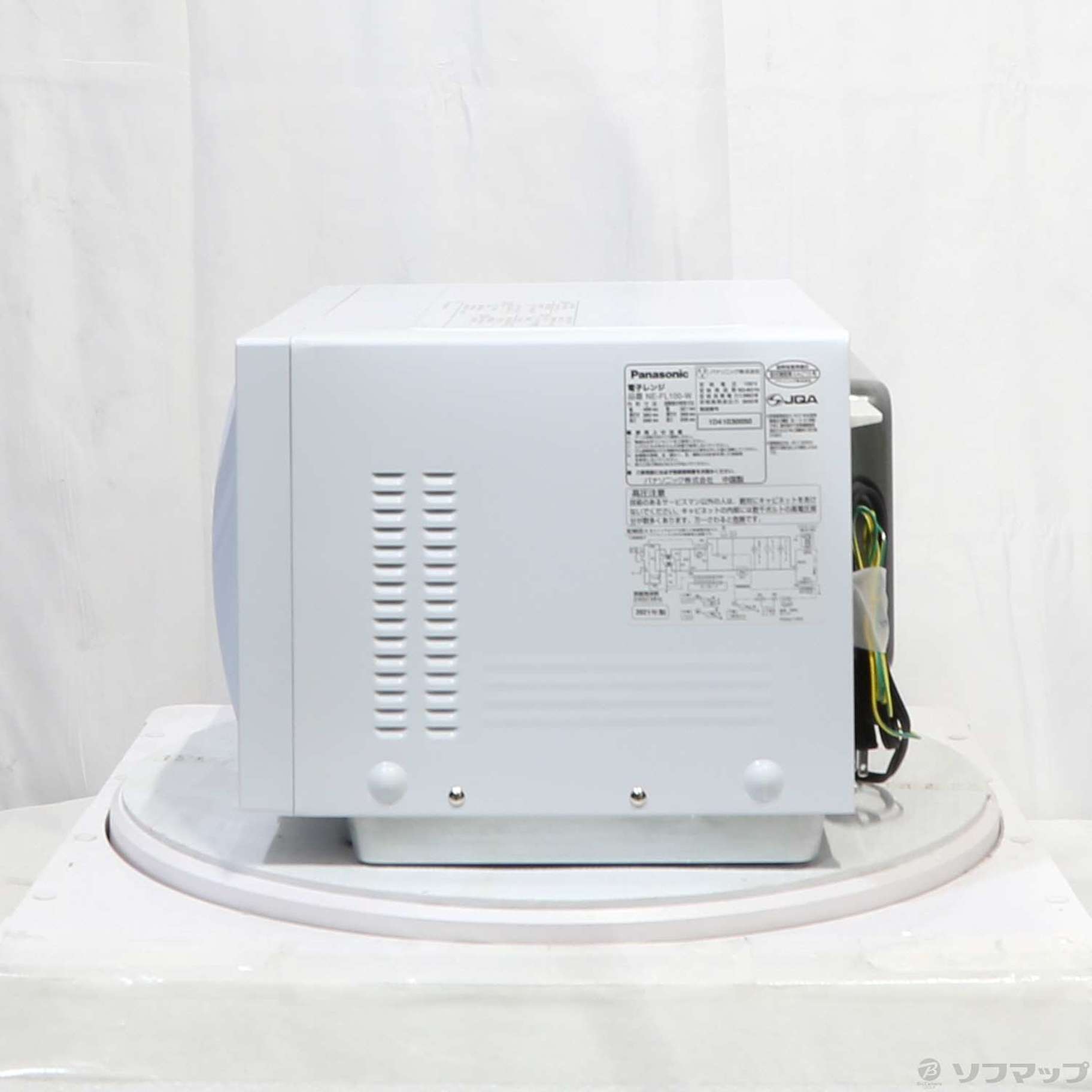 中古】〔展示品〕単機能レンジ フラット ホワイト NE-FL100-W ［22L