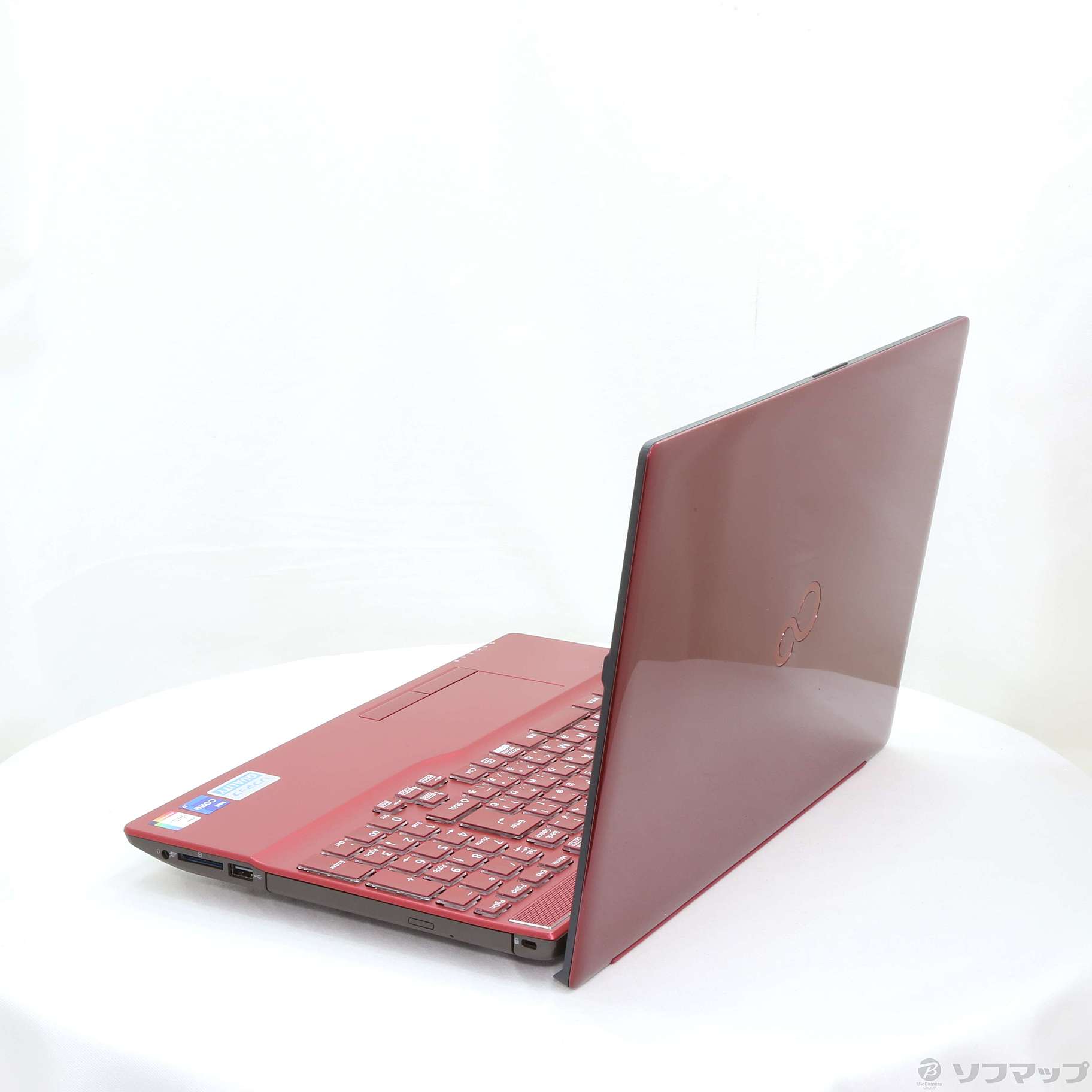 中古】LIFEBOOK AH77／E3 FMVA77E3R ガーネットレッド 〔Windows 10