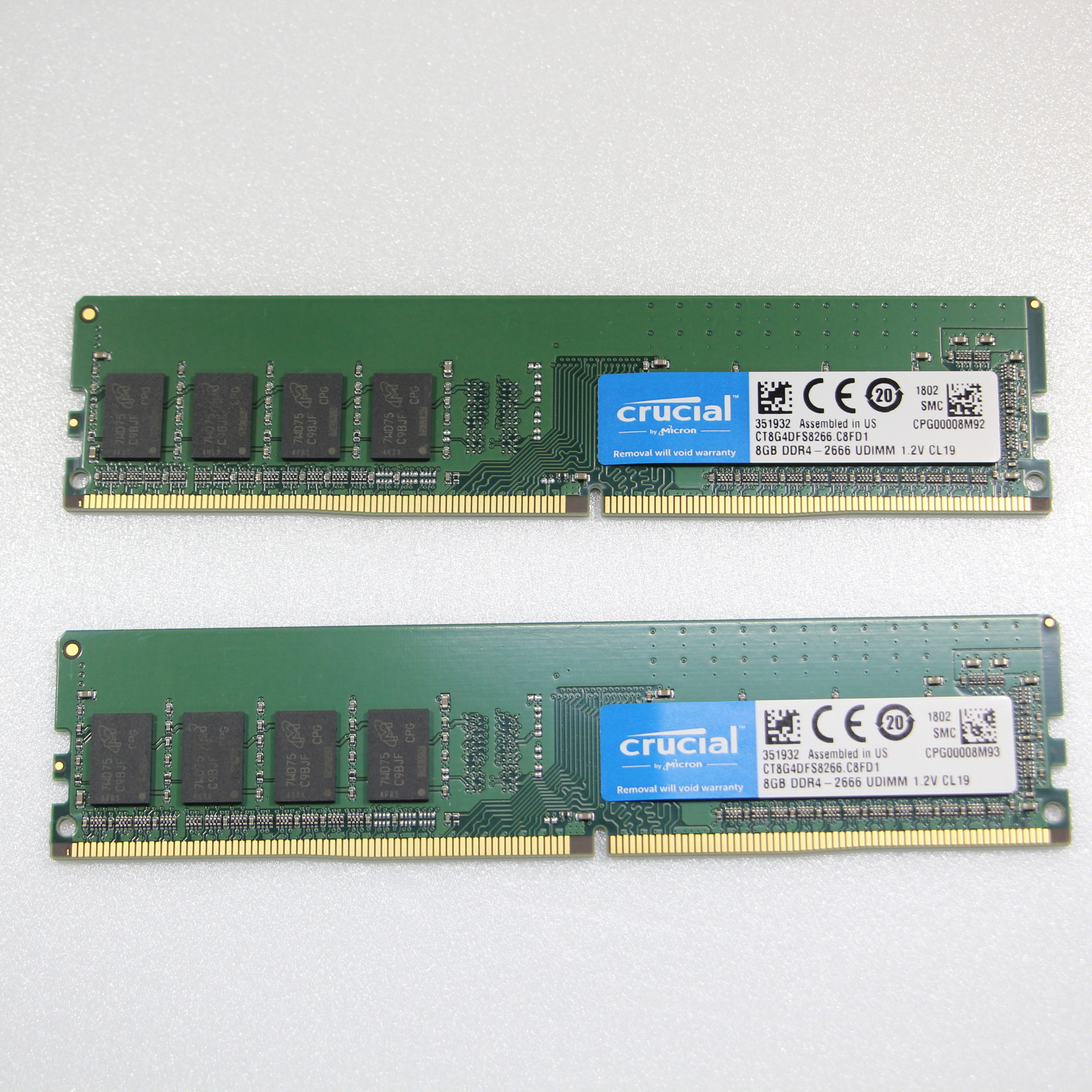 288P PC4-21300 DDR4-2666 16GB 8GB×2枚組