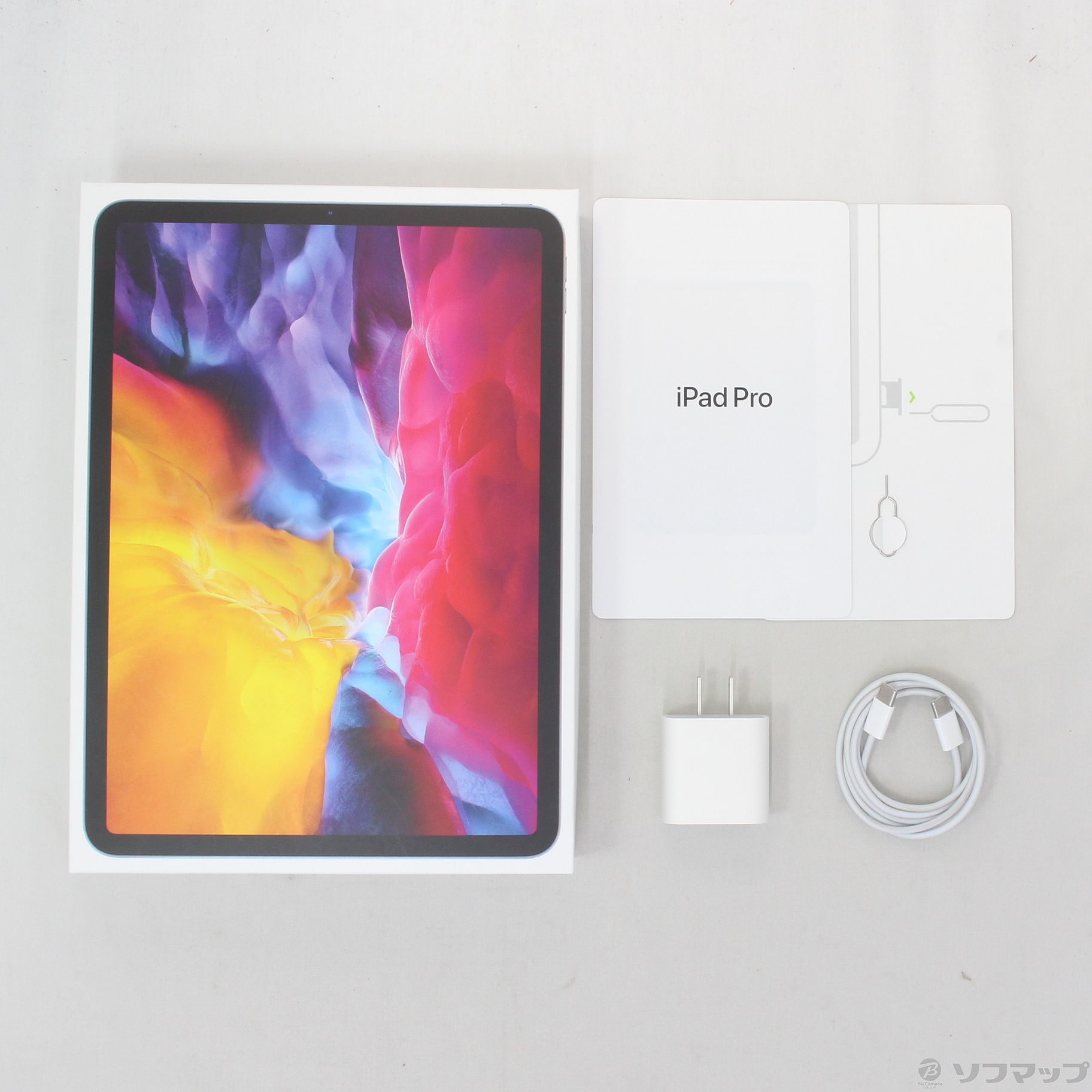 中古】iPad Pro 11インチ 第2世代 128GB スペースグレイ MY2V2J／A SIM