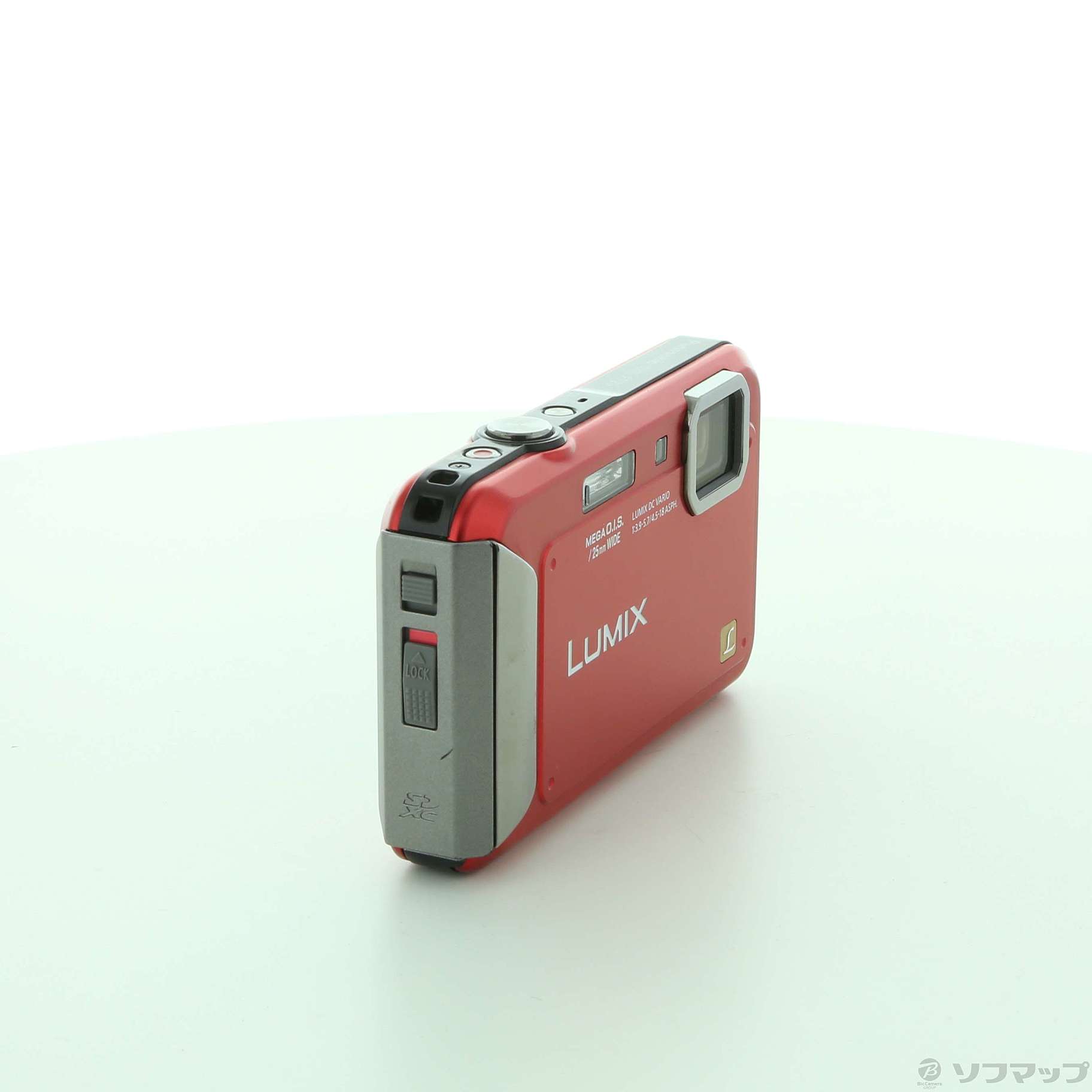 中古】LUMIX DMC-FT20-R シャイニーレッド [2133033327771