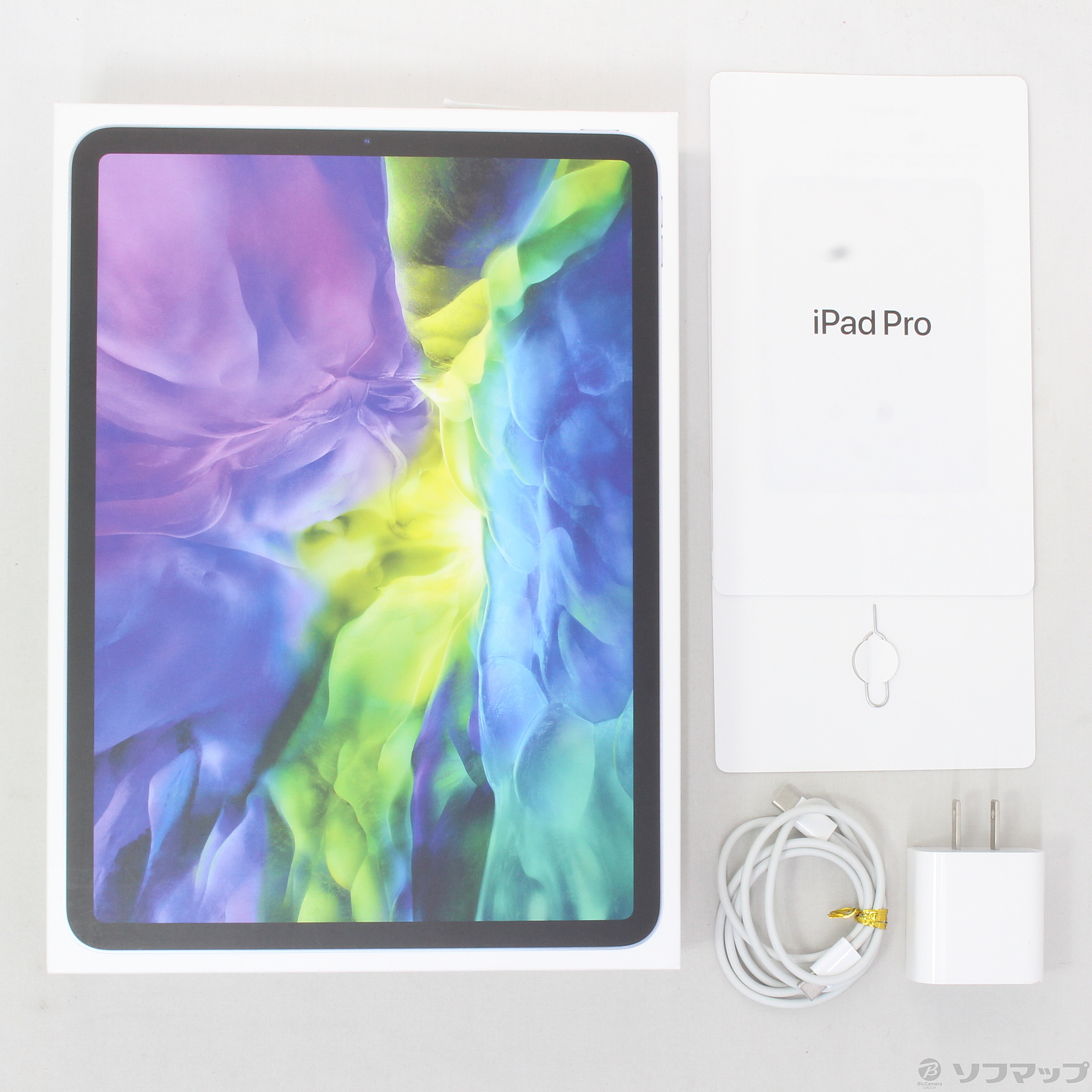 中古】iPad Pro 11インチ 第2世代 128GB シルバー MY2W2J／A SIMフリー