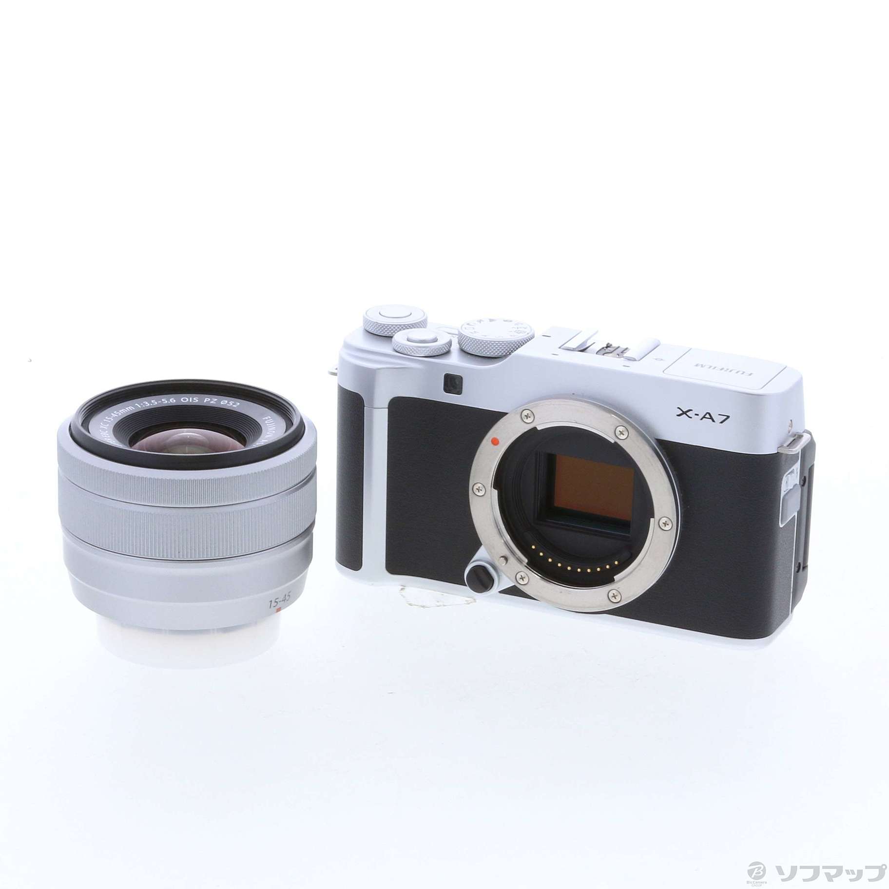 中古】〔展示品〕 FUJIFILM X-A7 レンズキット F X-A7LK-S シルバー