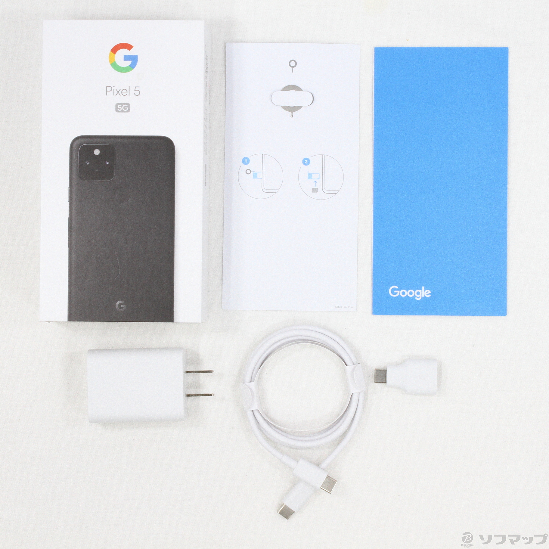 中古】Google Pixel 5 128GB ジャストブラック G5NZ6 SoftBank ◇07/02 ...