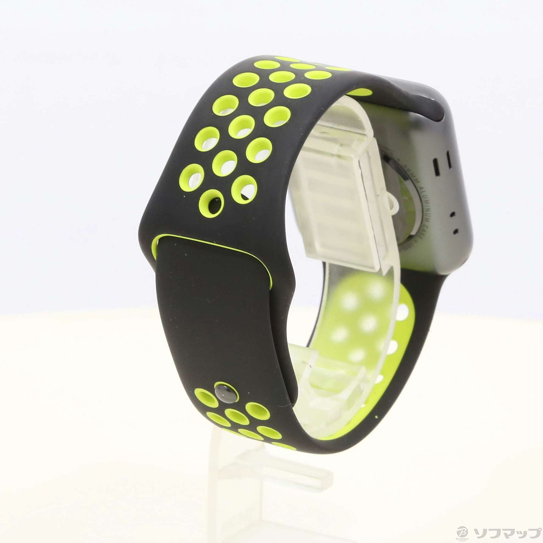 Apple Watch Series 2 Nike+ 38mm スペースグレイアルミニウムケース ブラック／ボルトNikeスポーツバンド