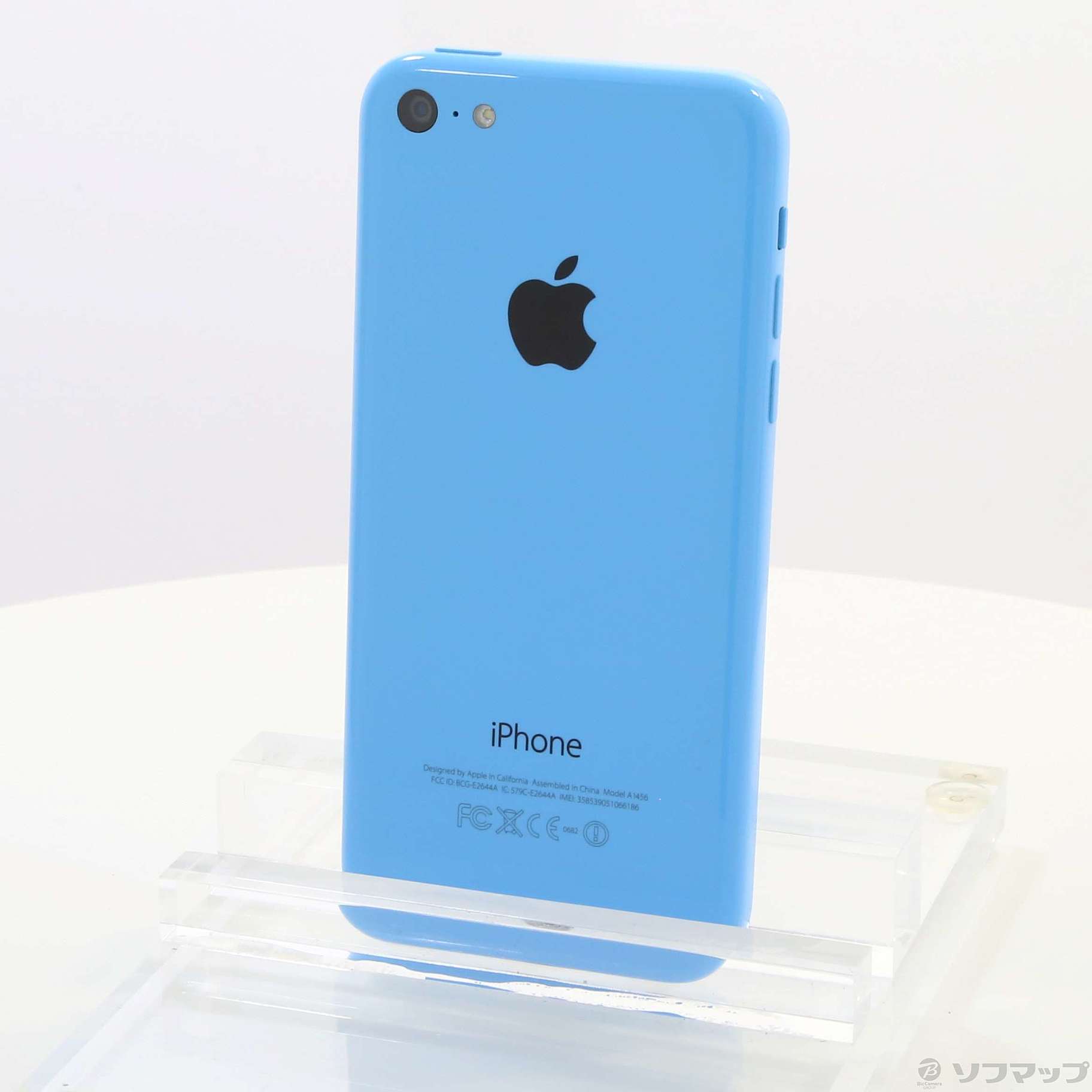 中古】iPhone5C 32GB ブルー MF151J／A SoftBank [2133033366725