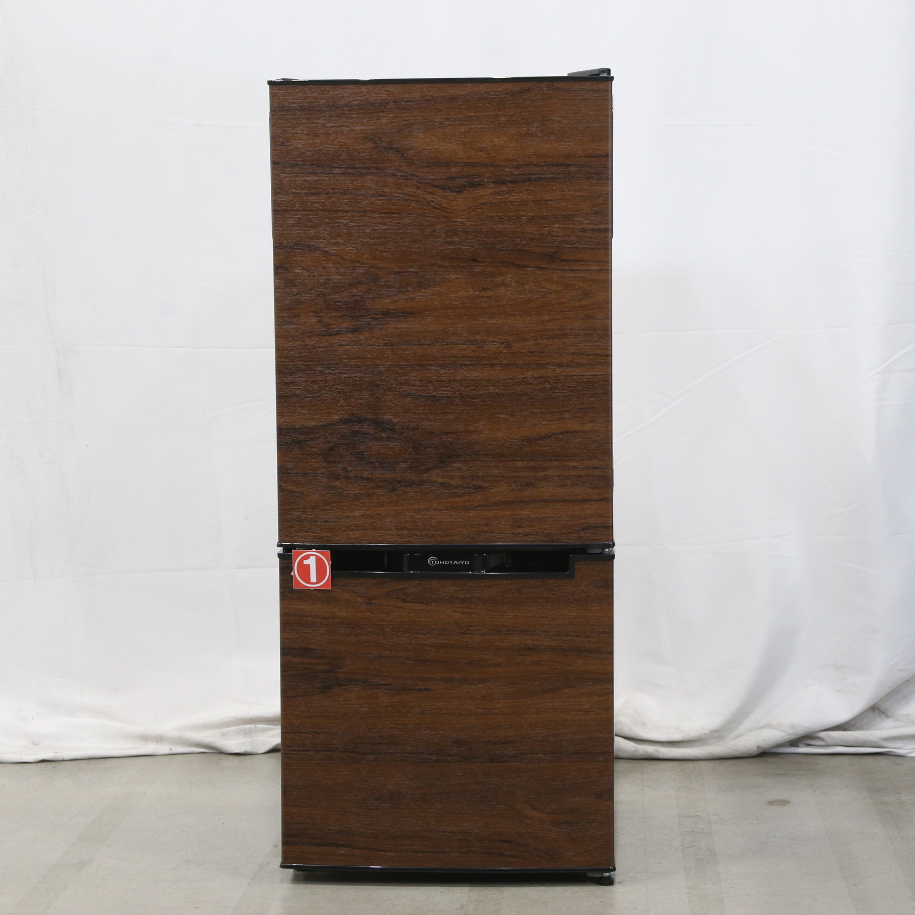 中古】〔展示品〕冷蔵庫 TOHO TAIYO ダークウッド SW-2117FTR-D