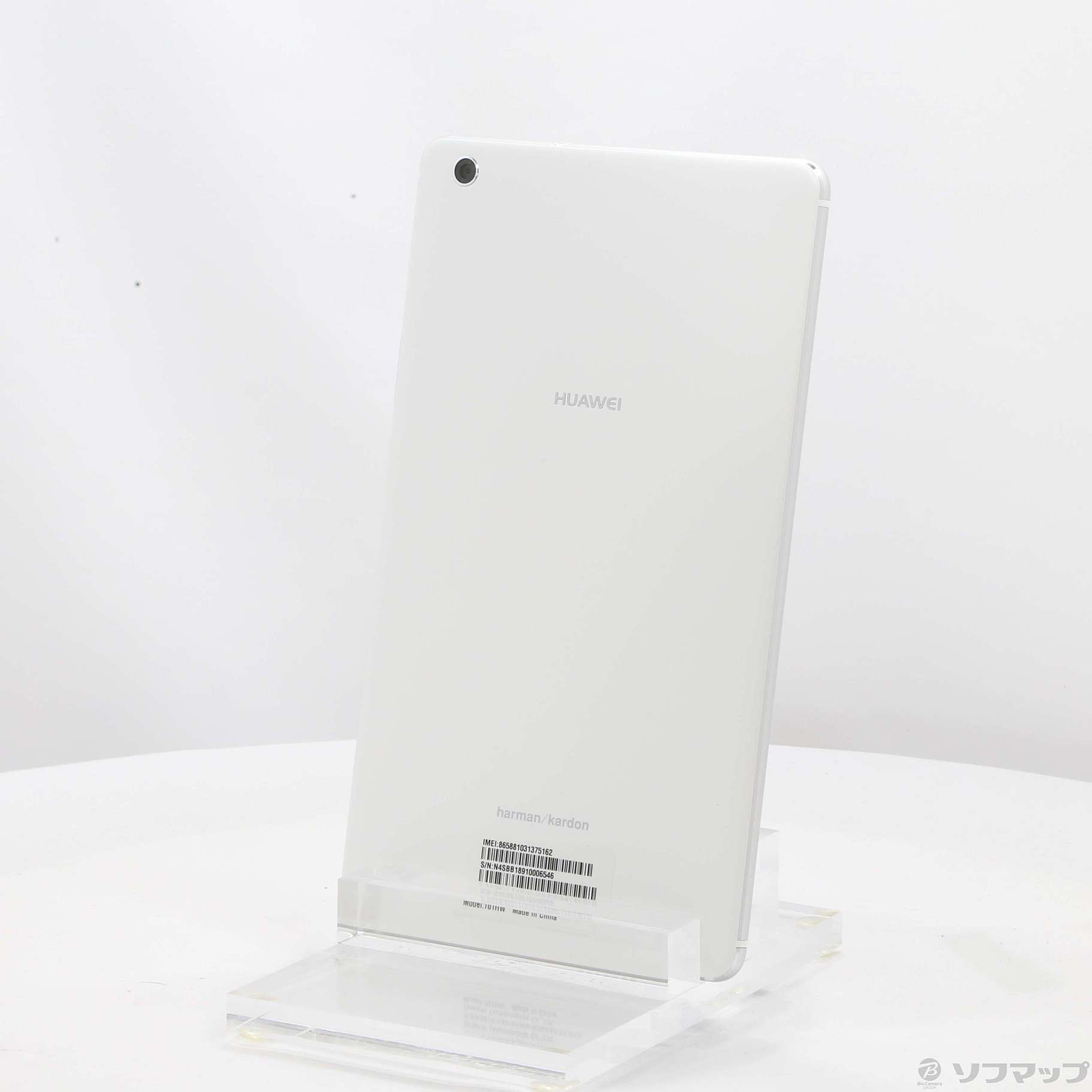 中古】MediaPad M3 Lite s 16GB ホワイト 701HW SoftBank