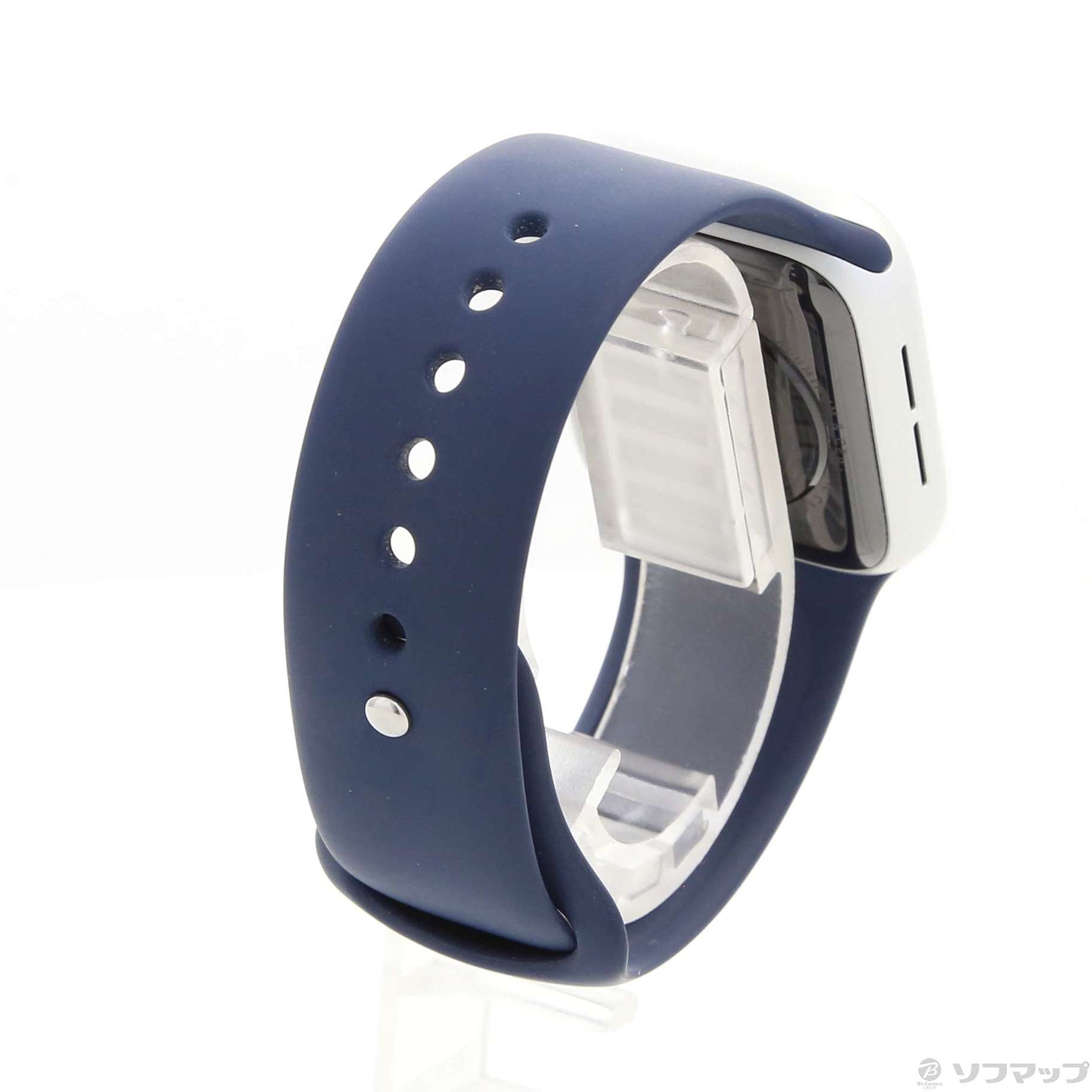 Apple Watch SE GPS 40mm シルバーアルミニウムケース ディープネイビースポーツバンド