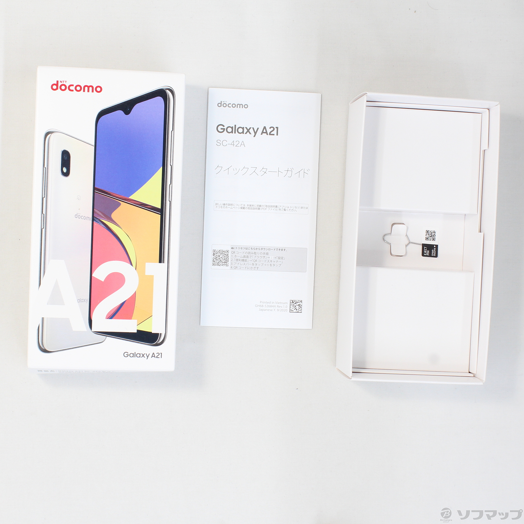 中古】GALAXY A21 64GB ホワイト SC-42A docomoロック解除SIMフリー ...