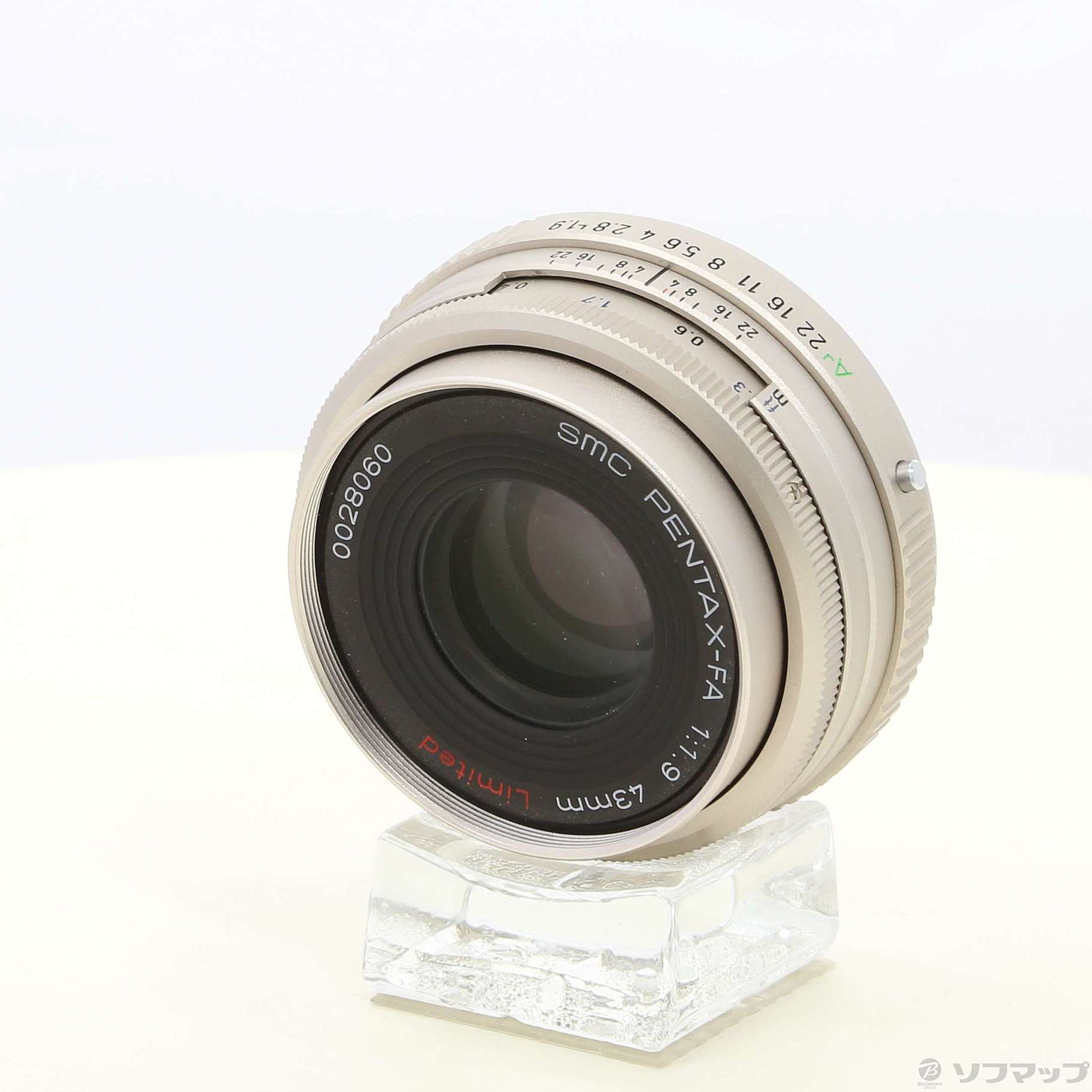 中古】〔展示品〕 PENTAX FA 43mm F1.9 Limited (シルバー) (レンズ) [2133033442436] -  リコレ！|ビックカメラグループ ソフマップの中古通販サイト