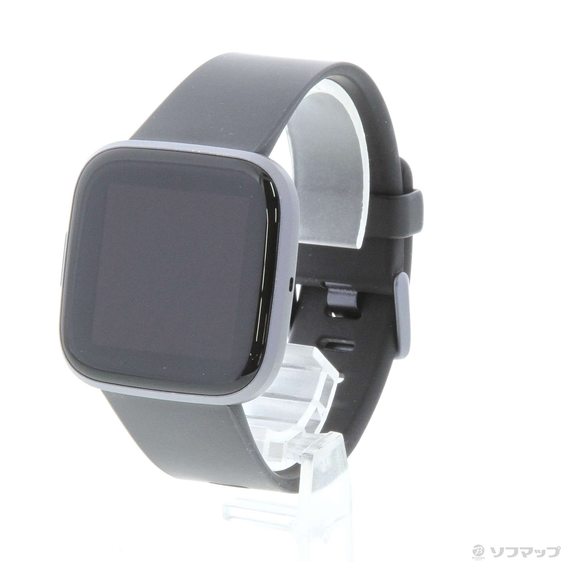 中古】Fitbit Versa 2 ブラック／カーボン FB507BKBK-FRCJK