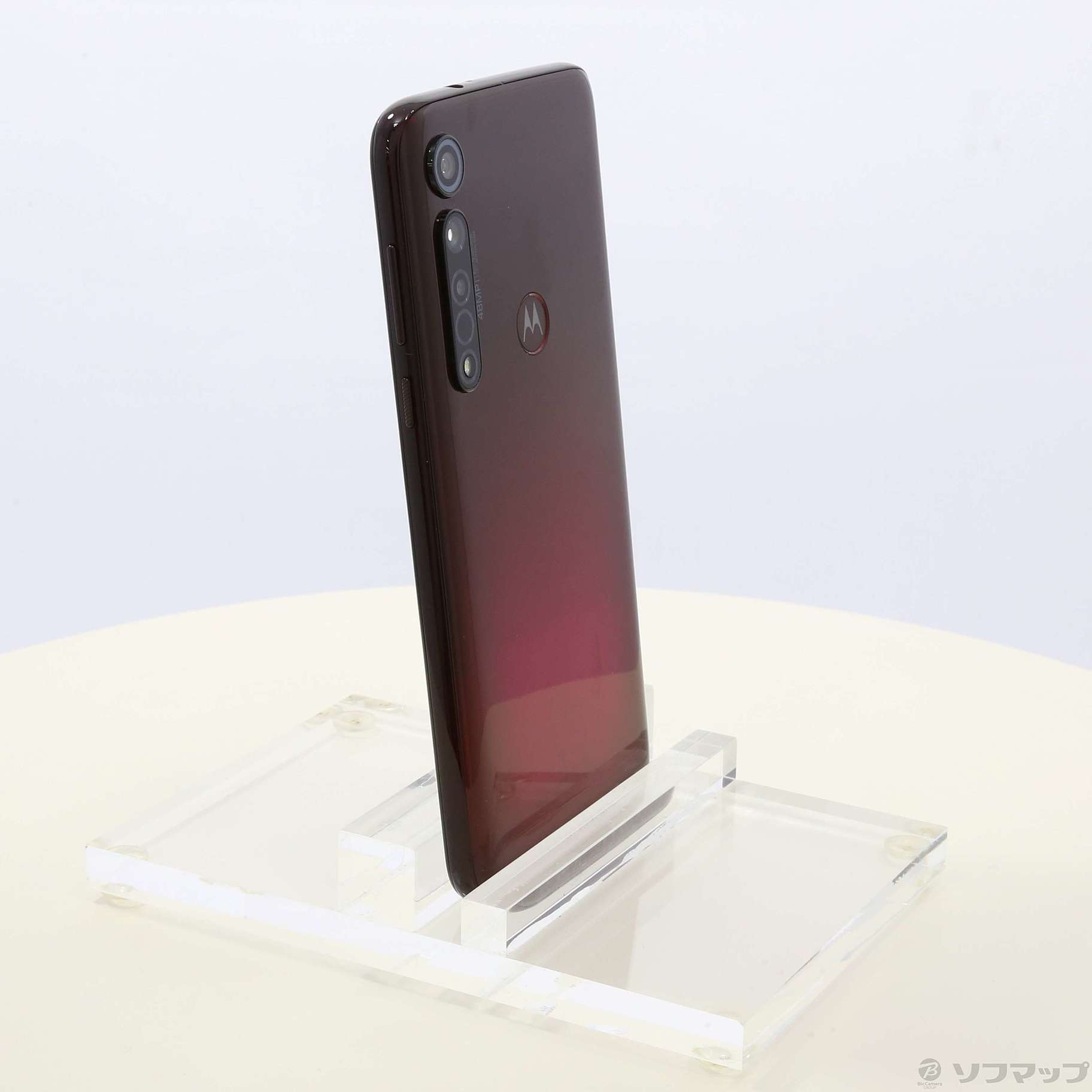 中古】Moto G8 Plus 64GB ポイズンベリー PAGE0020JP SIMフリー