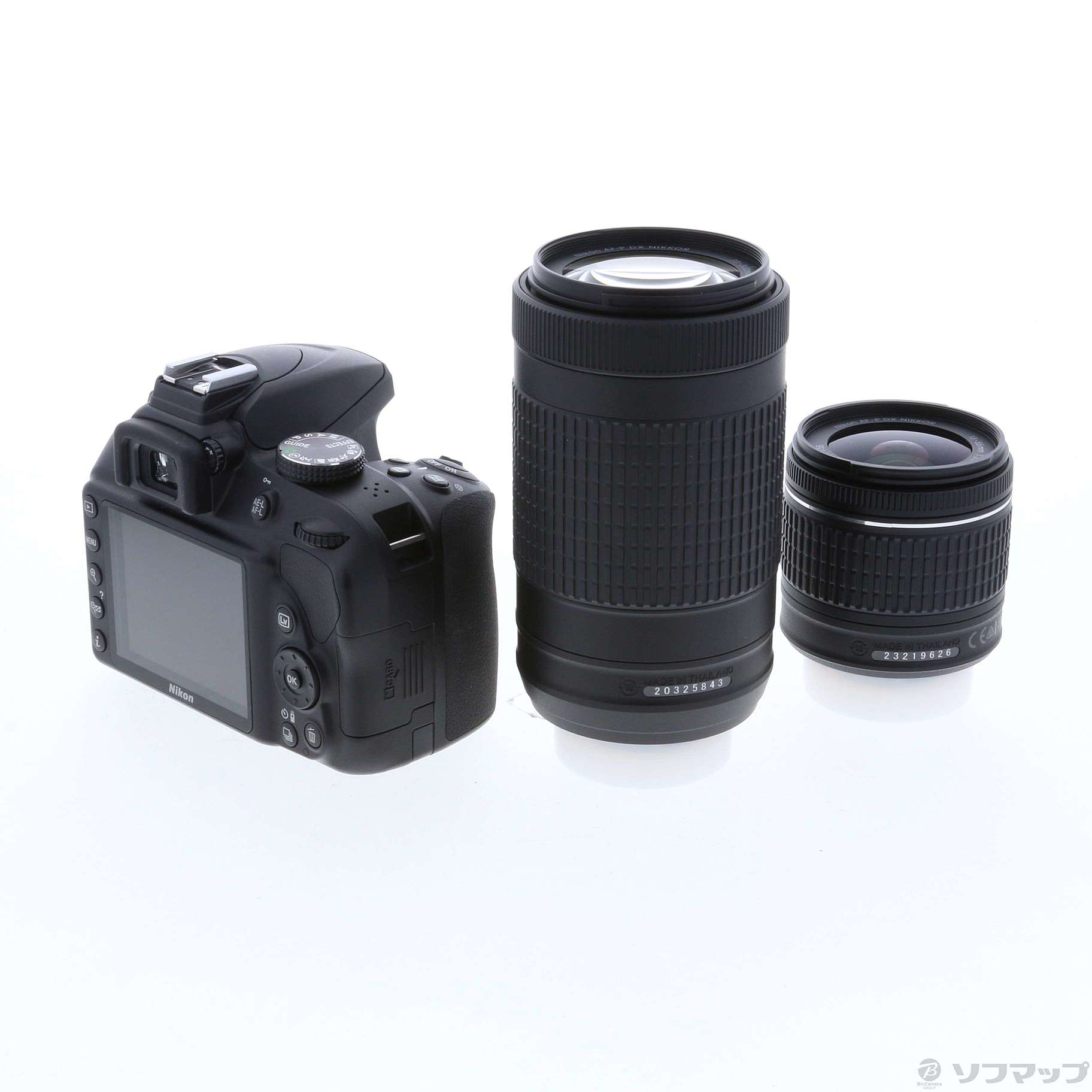 中古】NIKON D3400 ダブルズームキット ブラック ◇07/04(日)値下げ