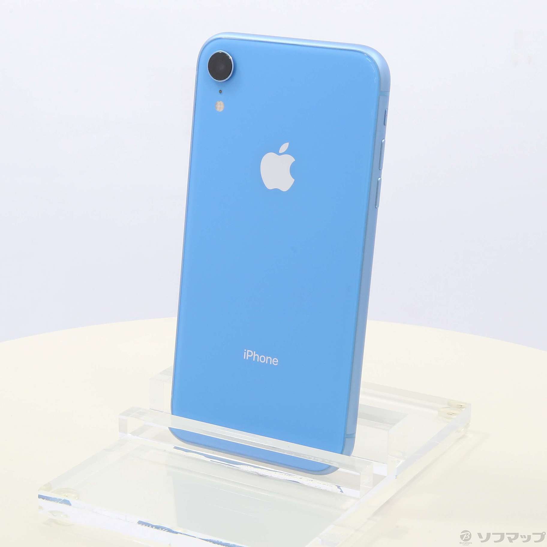 中古】iPhoneXR 128GB ブルー MT0U2J／A SoftBank [2133033474642