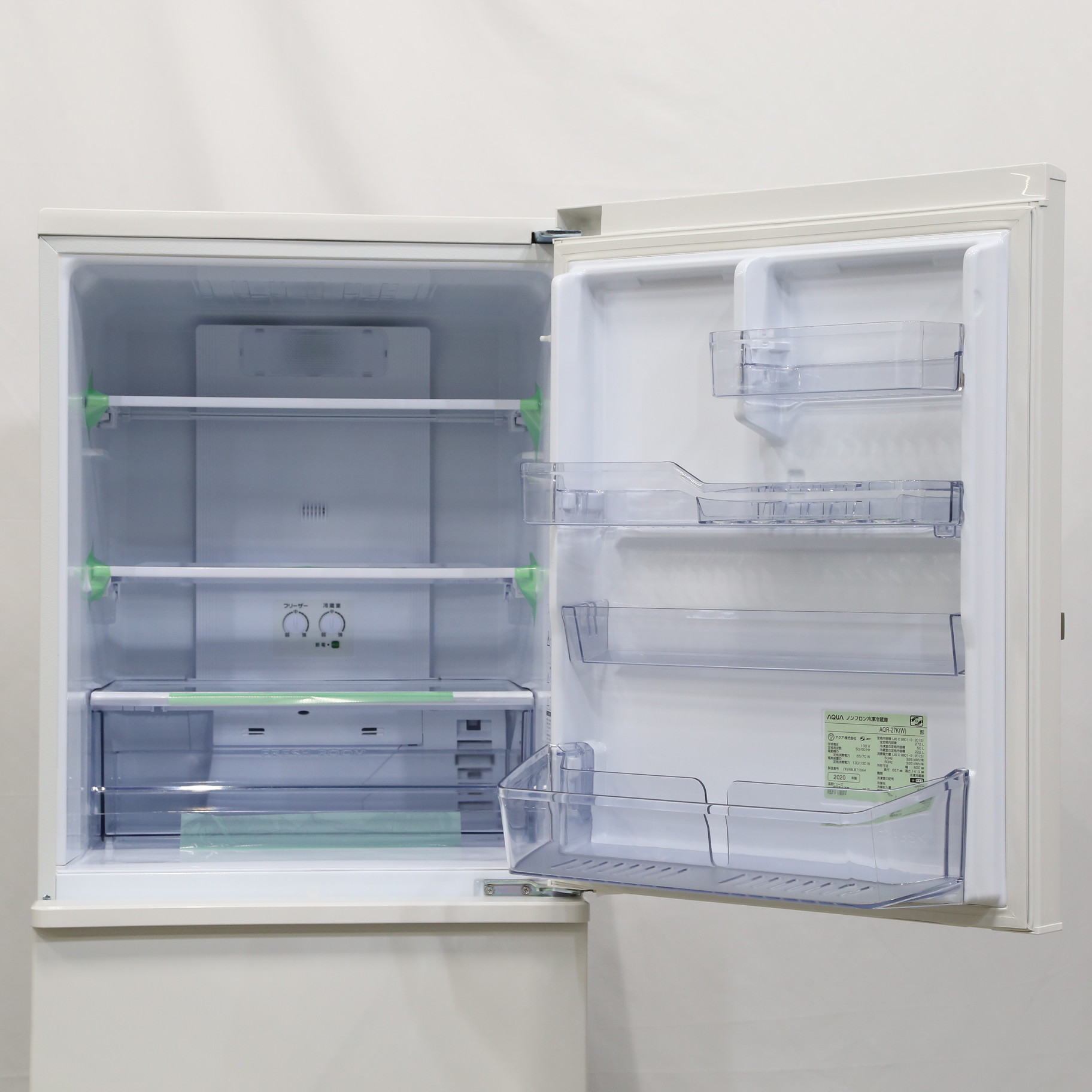 2021年製 272L AQUA 冷凍冷蔵庫 ホワイト - 冷蔵庫・冷凍庫
