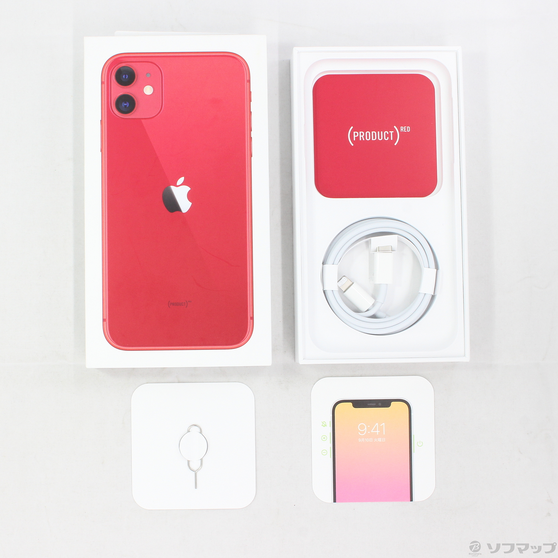 中古】iPhone11 128GB プロダクトレッド MHDK3J／A SIMフリー ◇07/02