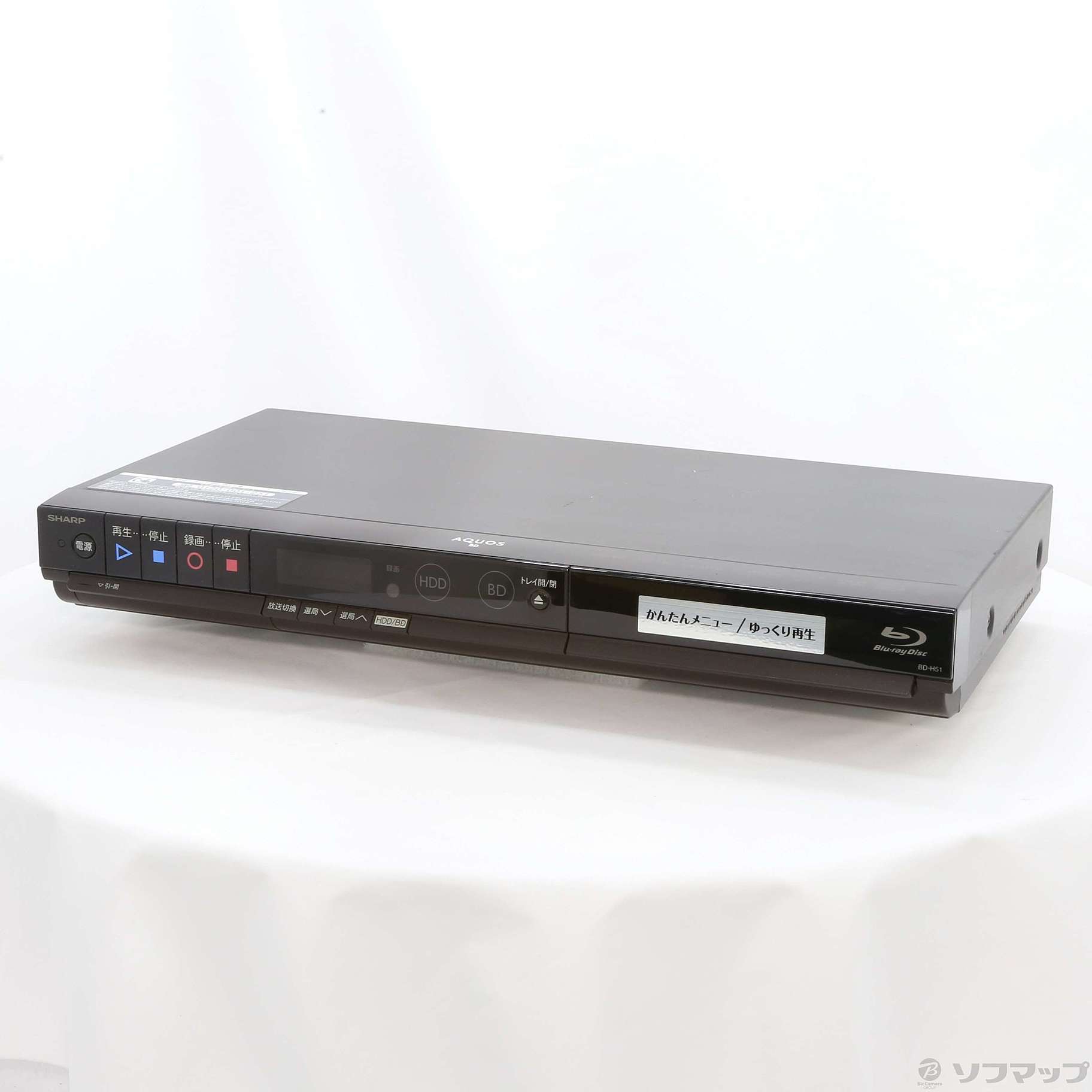 SHARP ブルーレイレコーダー BD-H51 500GB-