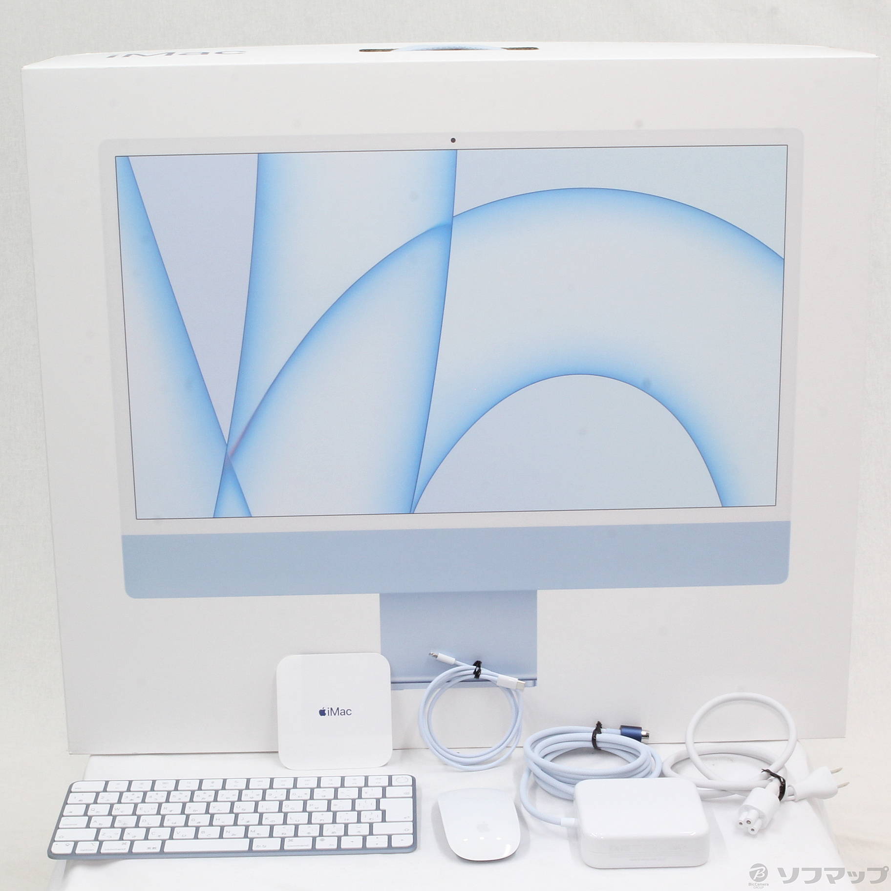 中古】iMac 24-inch Mid 2021 MGPL3J／A Apple M1 8コアCPU_8コアGPU