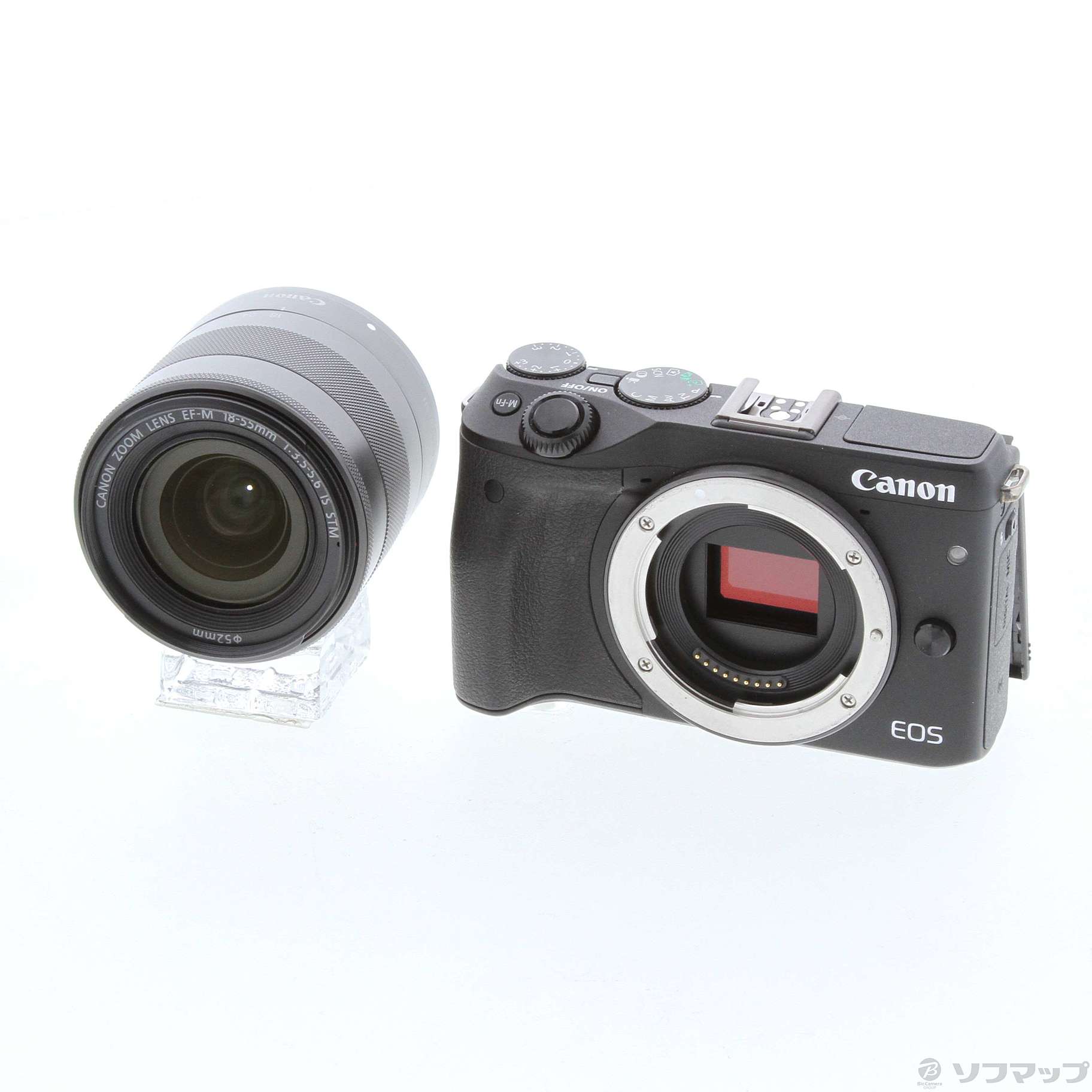 中古】EOS M3 EF-M 18-55 IS STM レンズキット BK (ブラック) ◇07/28