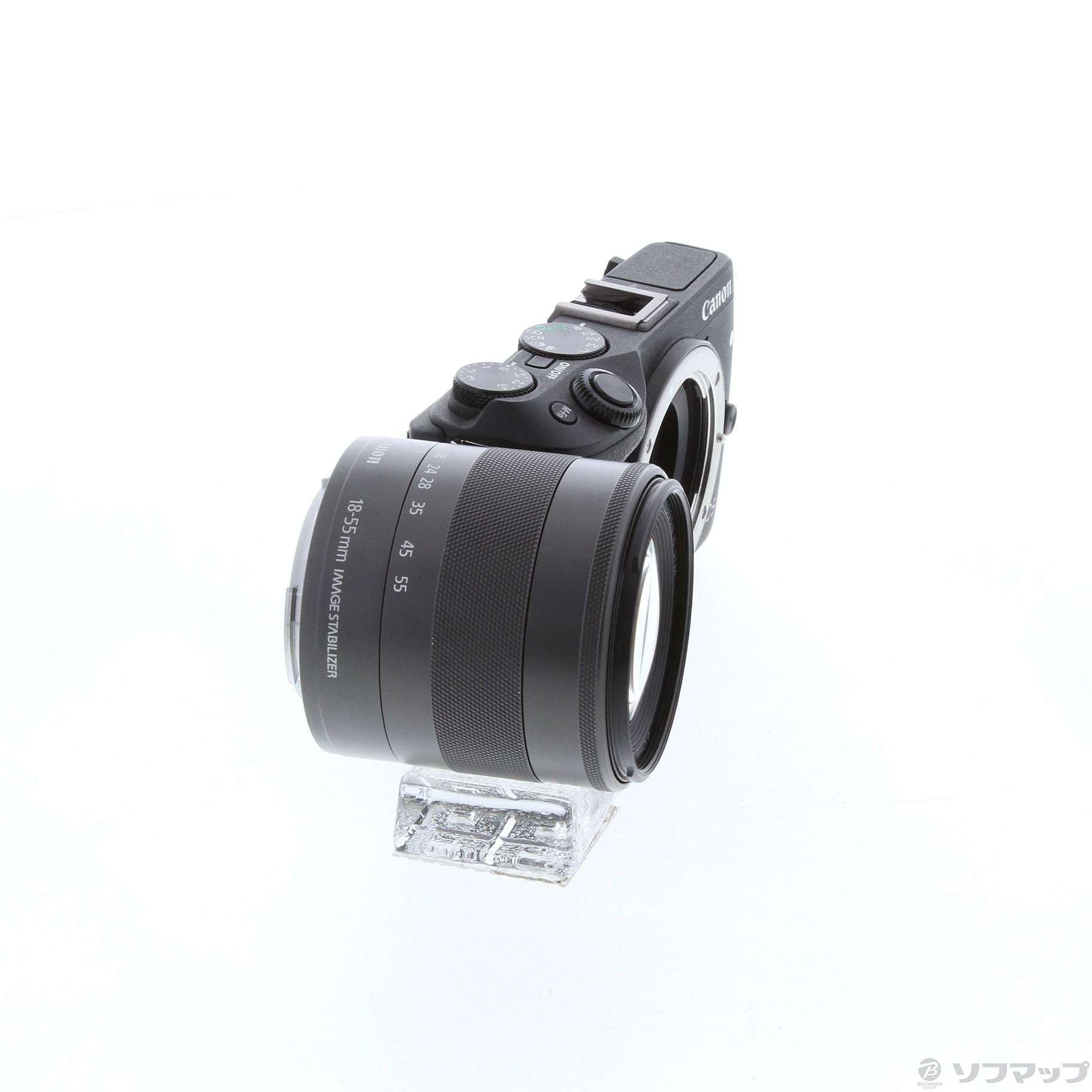 中古】EOS M3 EF-M 18-55 IS STM レンズキット BK (ブラック) ◇07/28