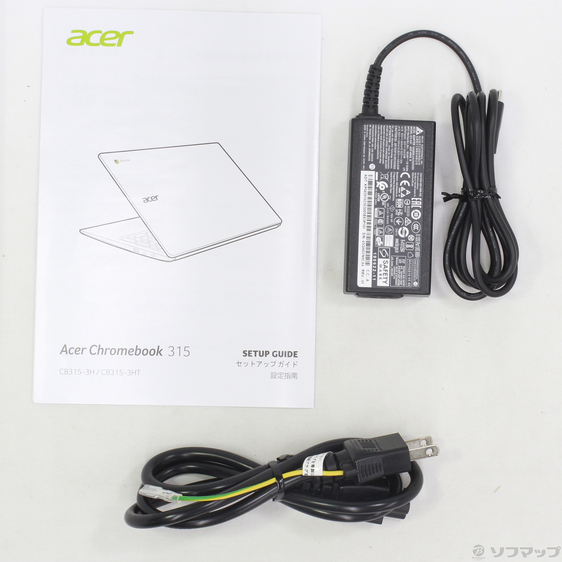 中古】〔展示品〕 Chromebook 315 CB315-3H-A14N ピュアシルバー