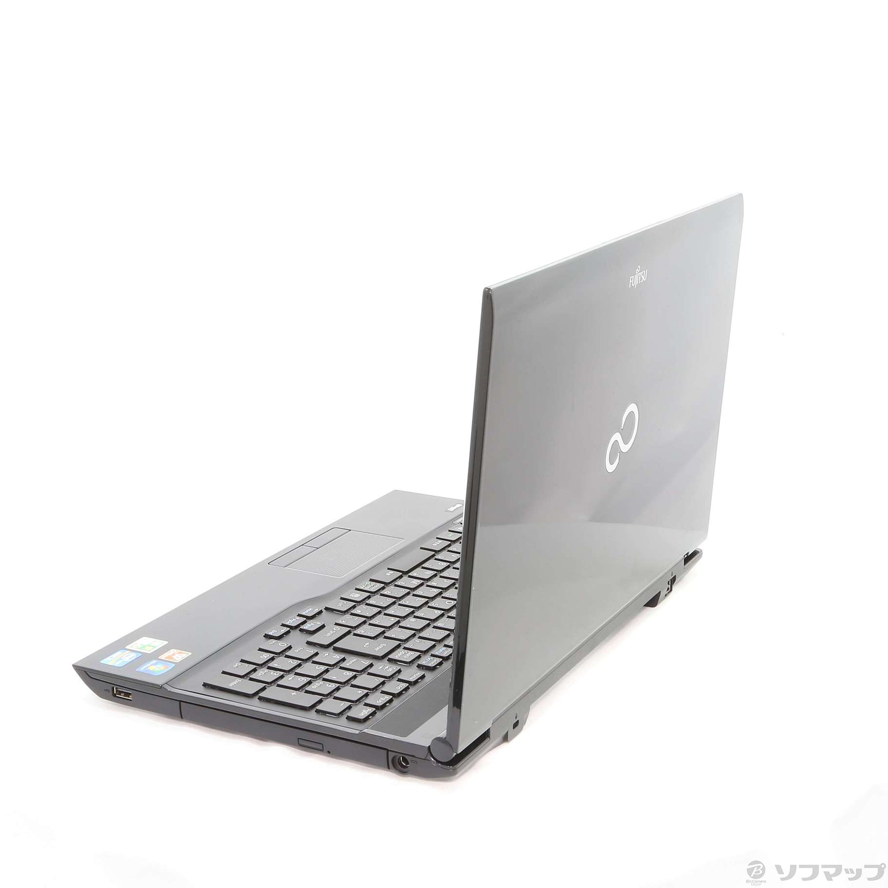 格安安心パソコン LIFEBOOK AH46／H FMVA46HBC シャイニーブラック