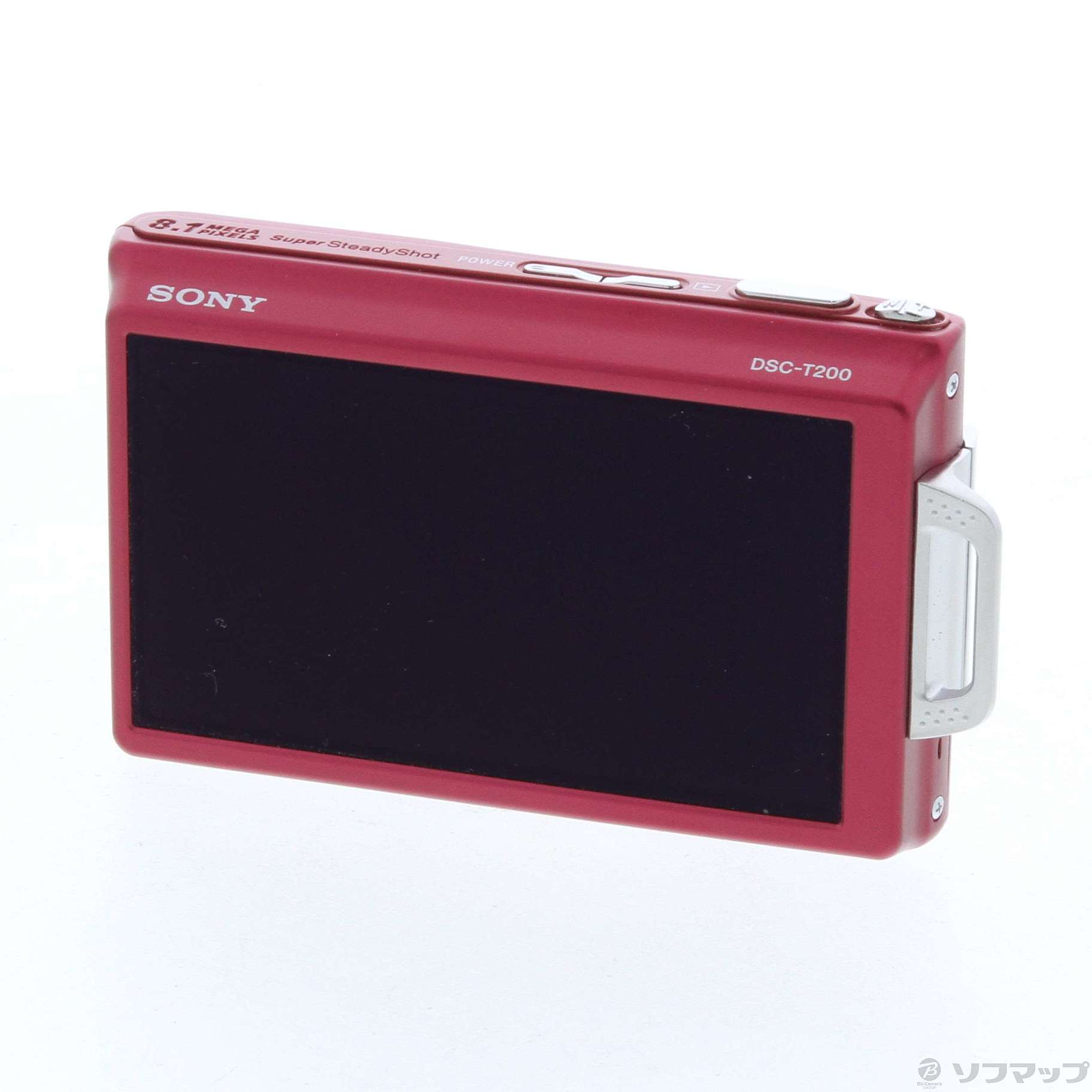 SONY コンパクトデジタルカメラ DSC-T200 レッド 中古品