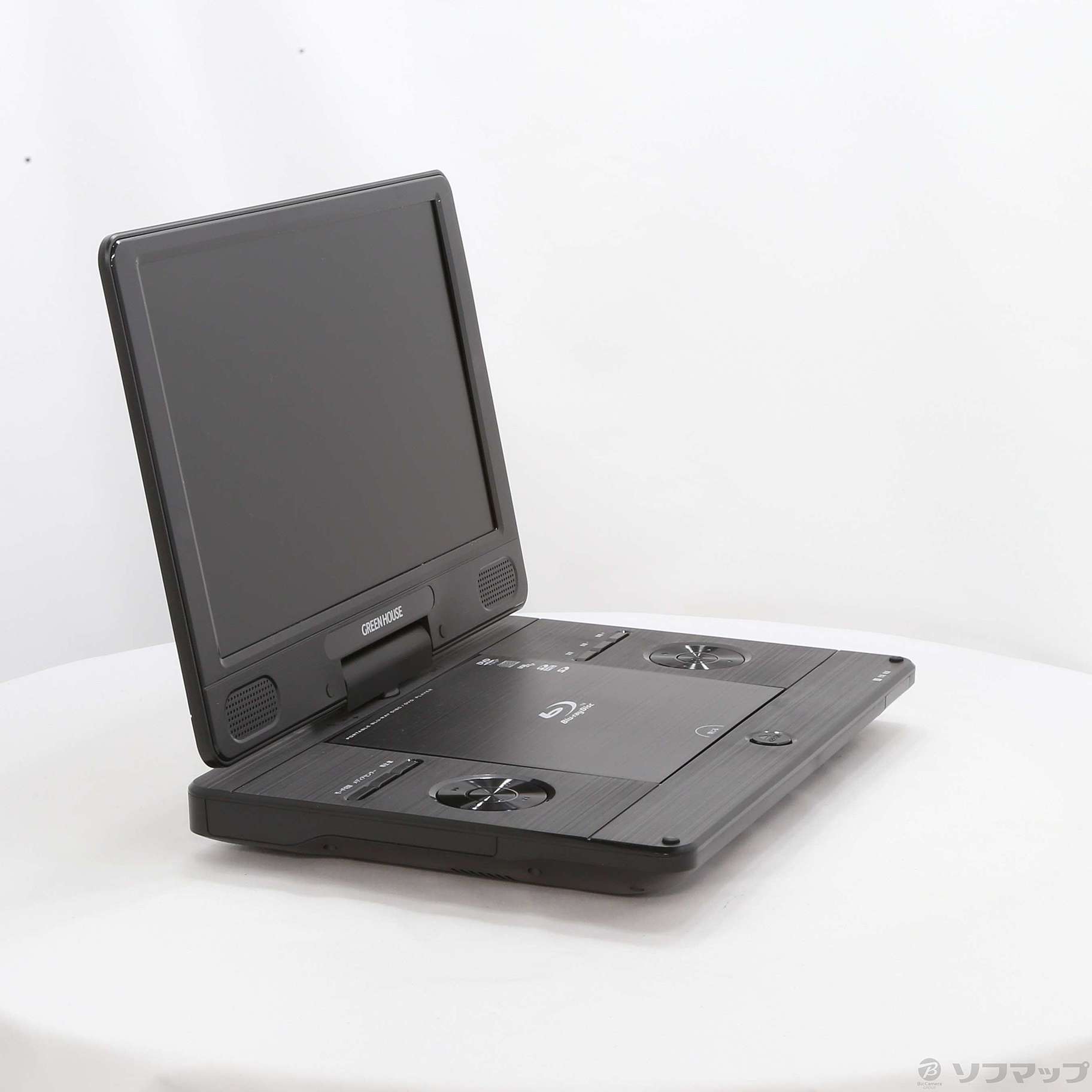 中古】11型 ポータブルブルーレイディスクプレーヤー GH-PBD11A-BK