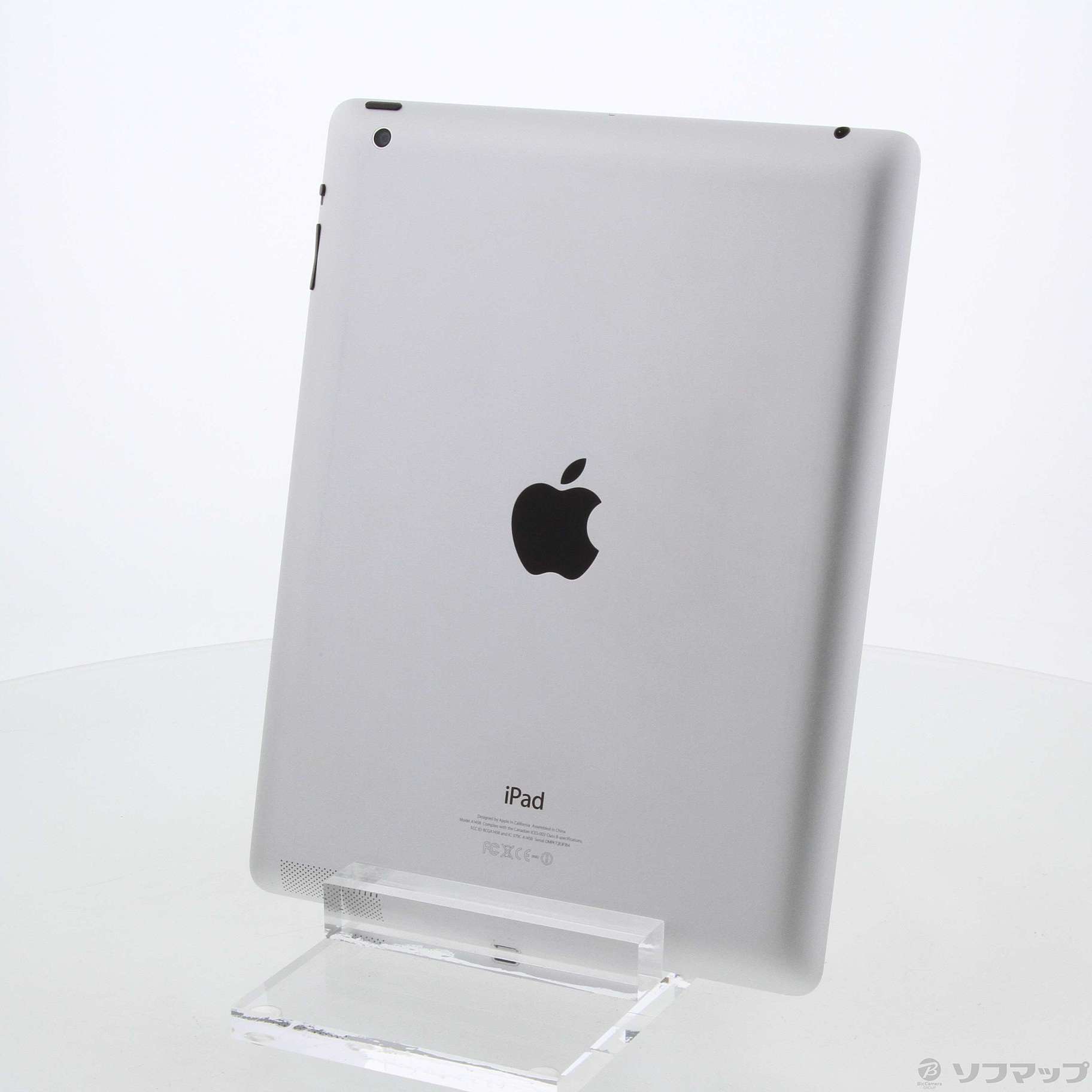 中古品（難あり）〕 iPad 第4世代 64GB ブラック MD512J／A Wi-Fi｜の