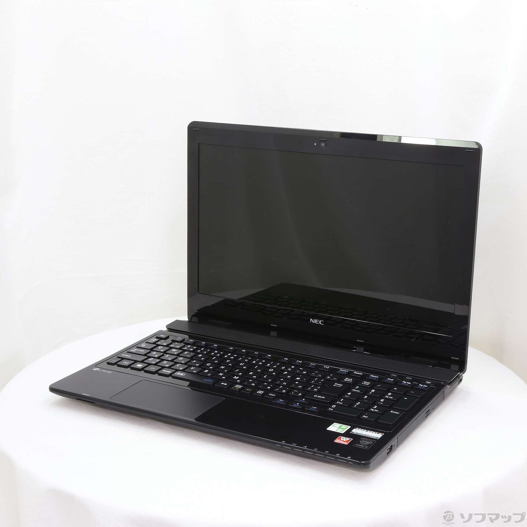 格安安心パソコン LaVie Note Standard PC-NS350BAB-KS クリスタルブラック