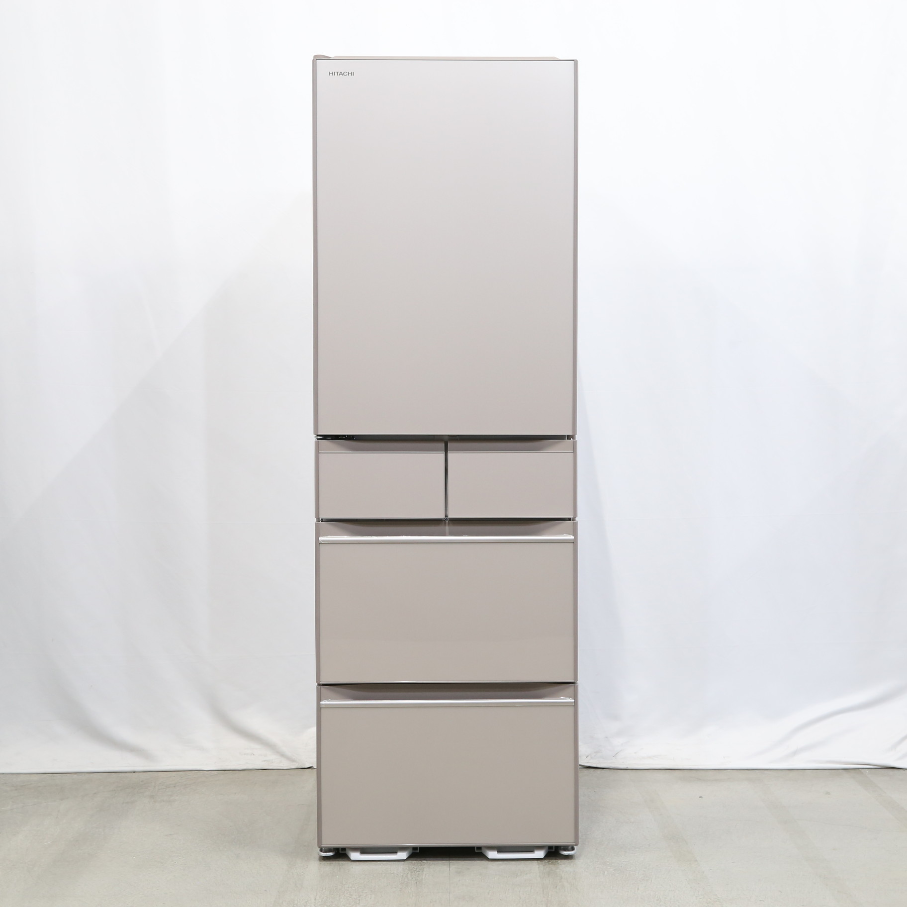 中古】〔展示品〕冷蔵庫 HWSタイプ クリスタルシャンパン R-HWS47NL-XN