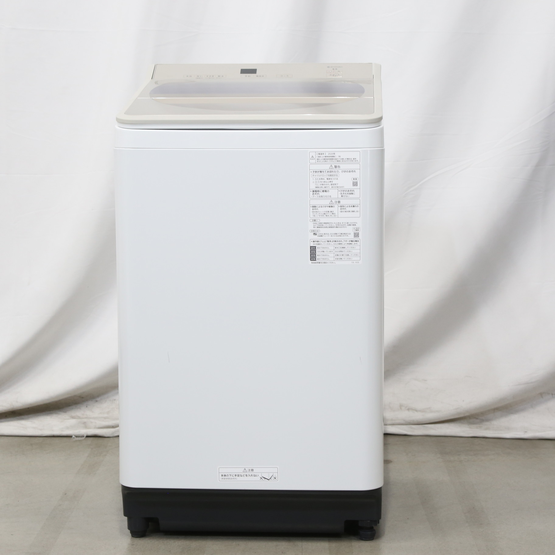 中古】〔展示品〕全自動洗濯機 FAシリーズ シャンパン NA-FA100H8-N 
