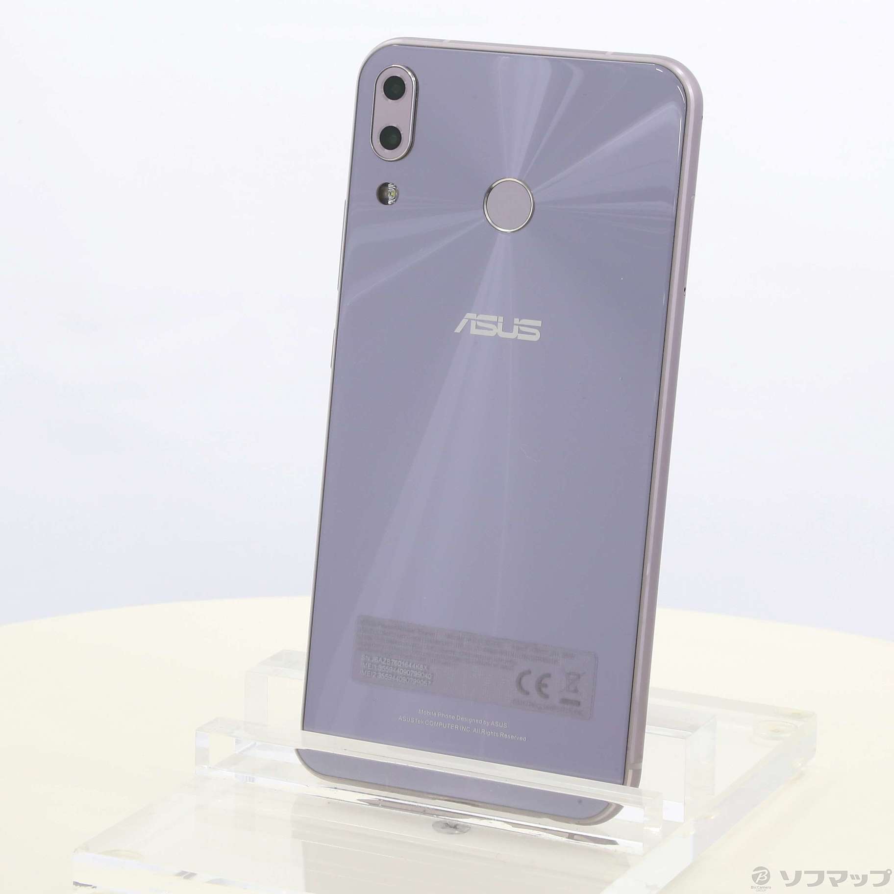 ASUS ZenFone 5Z シルバー SIMフリー 新品・未開封品 中古】ZenFone 5Z 128GB スペースシルバー ZS620KL-SL128S6 SIMフリー
