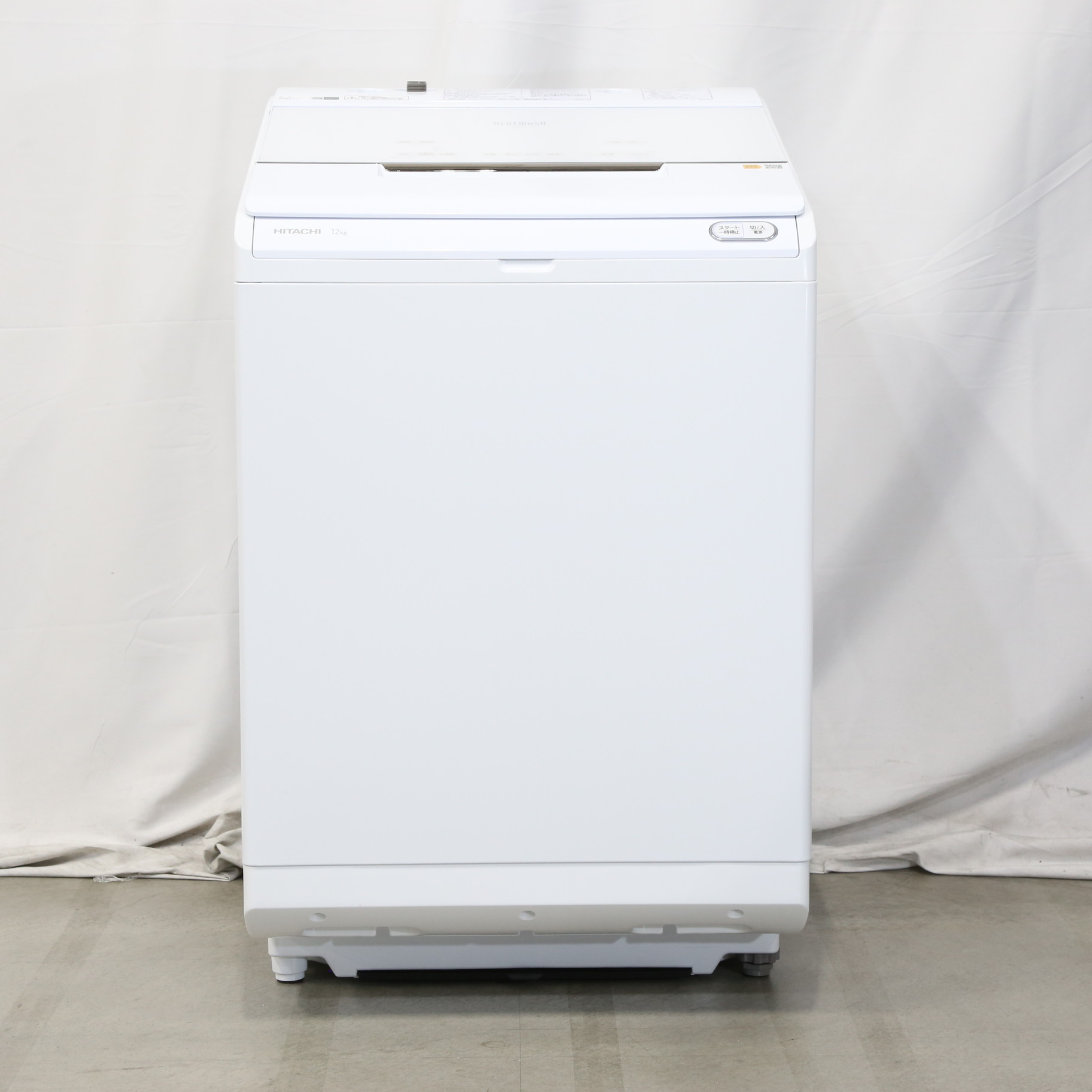〔展示品〕 全自動洗濯機 ビートウォッシュ ホワイト BW-X120F-W ［洗濯12.0kg ／乾燥機能無 ／上開き］