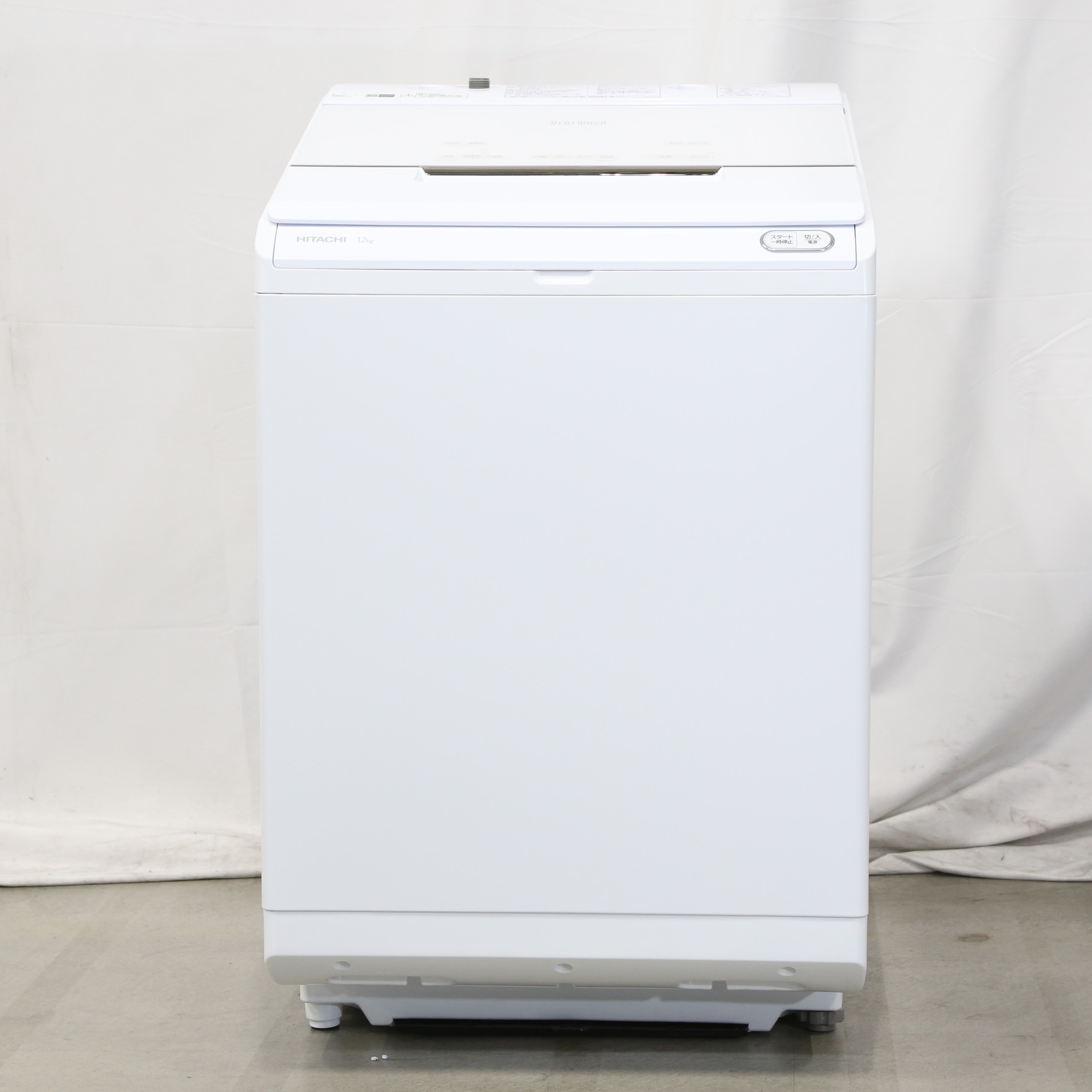 中古】〔展示品〕全自動洗濯機 ビートウォッシュ ホワイト BW-X120F-W 