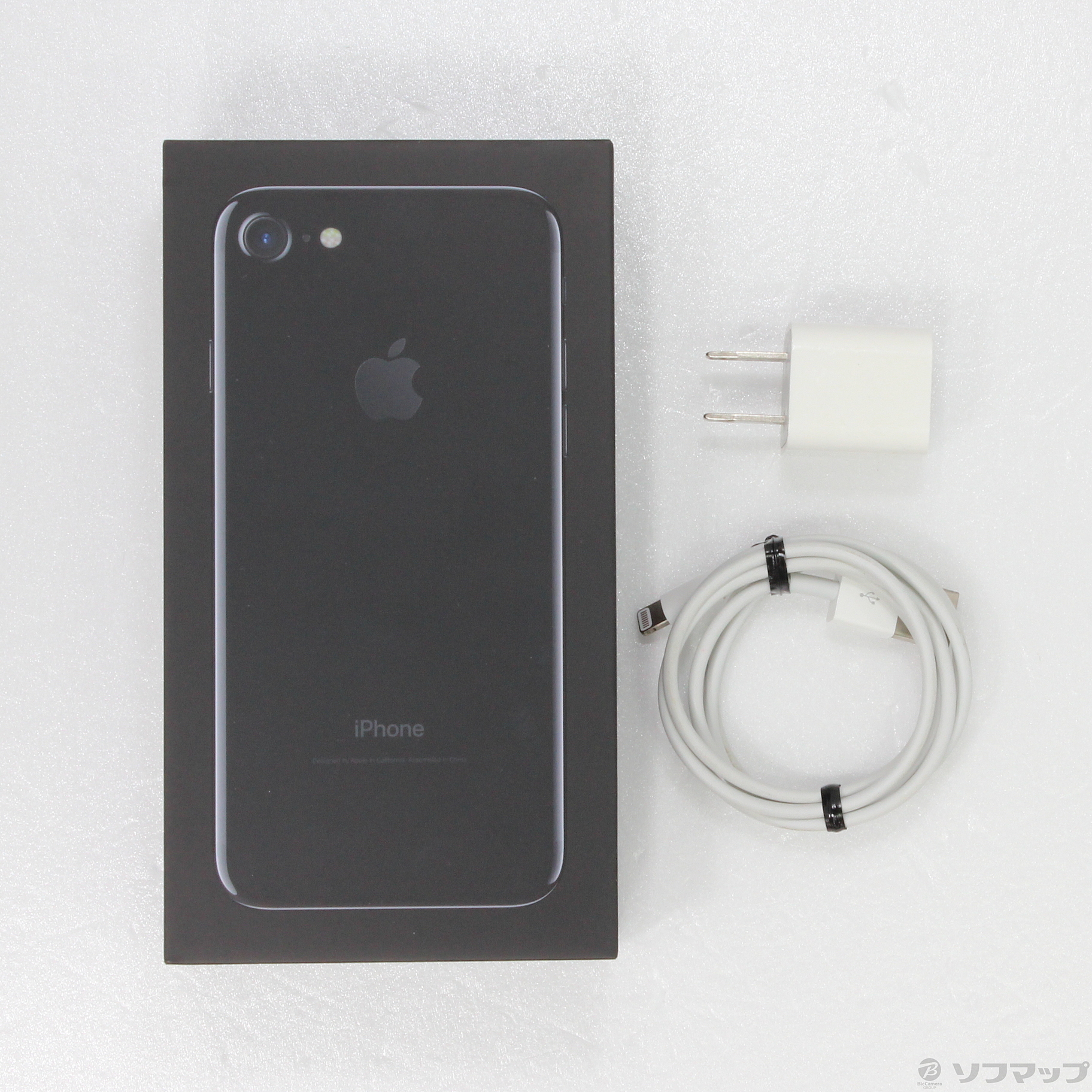 中古品〕 iPhone7 128GB ジェットブラック MNCP2J／A SoftBank｜の通販 ...