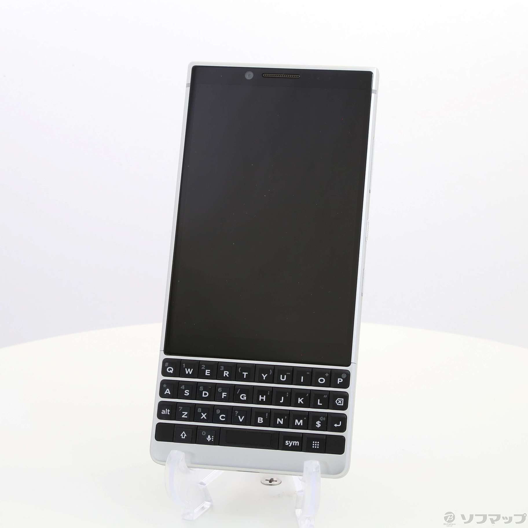 中古】〔展示品〕 BlackBerry KEY2 64GB シルバー BBF-100-8 SIMフリー [2133033699861] -  リコレ！|ビックカメラグループ ソフマップの中古通販サイト