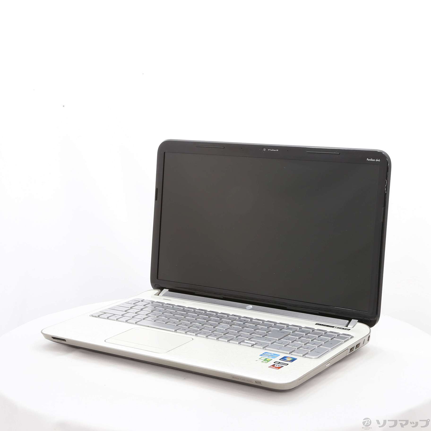 中古】格安安心パソコン HP Pavilion dv6-6c00 A7B44AV [2133033713406] - リコレ！|ビックカメラグループ  ソフマップの中古通販サイト