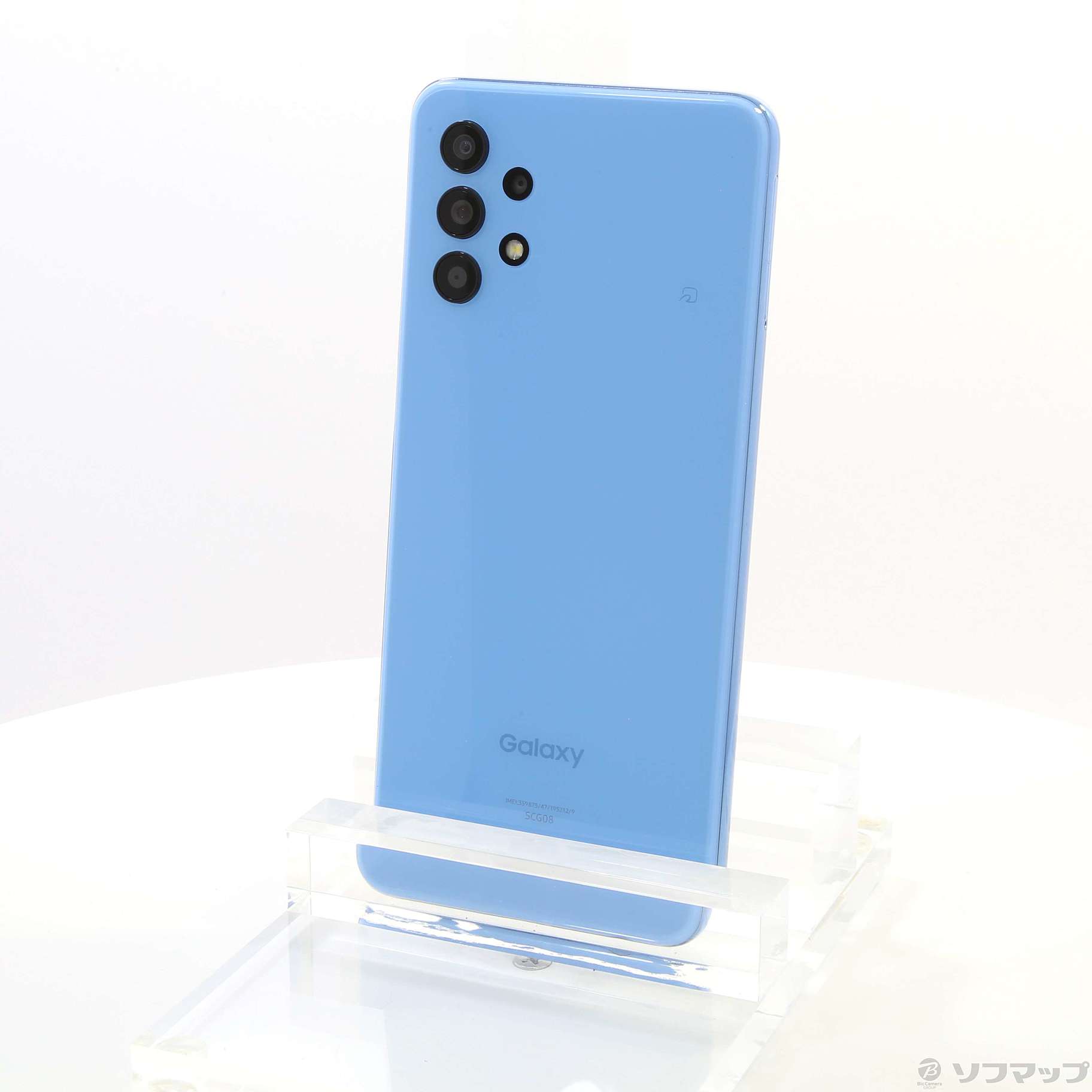 中古】Galaxy A32 5G 64GB オーサムブルー SCG08 auロック解除SIM