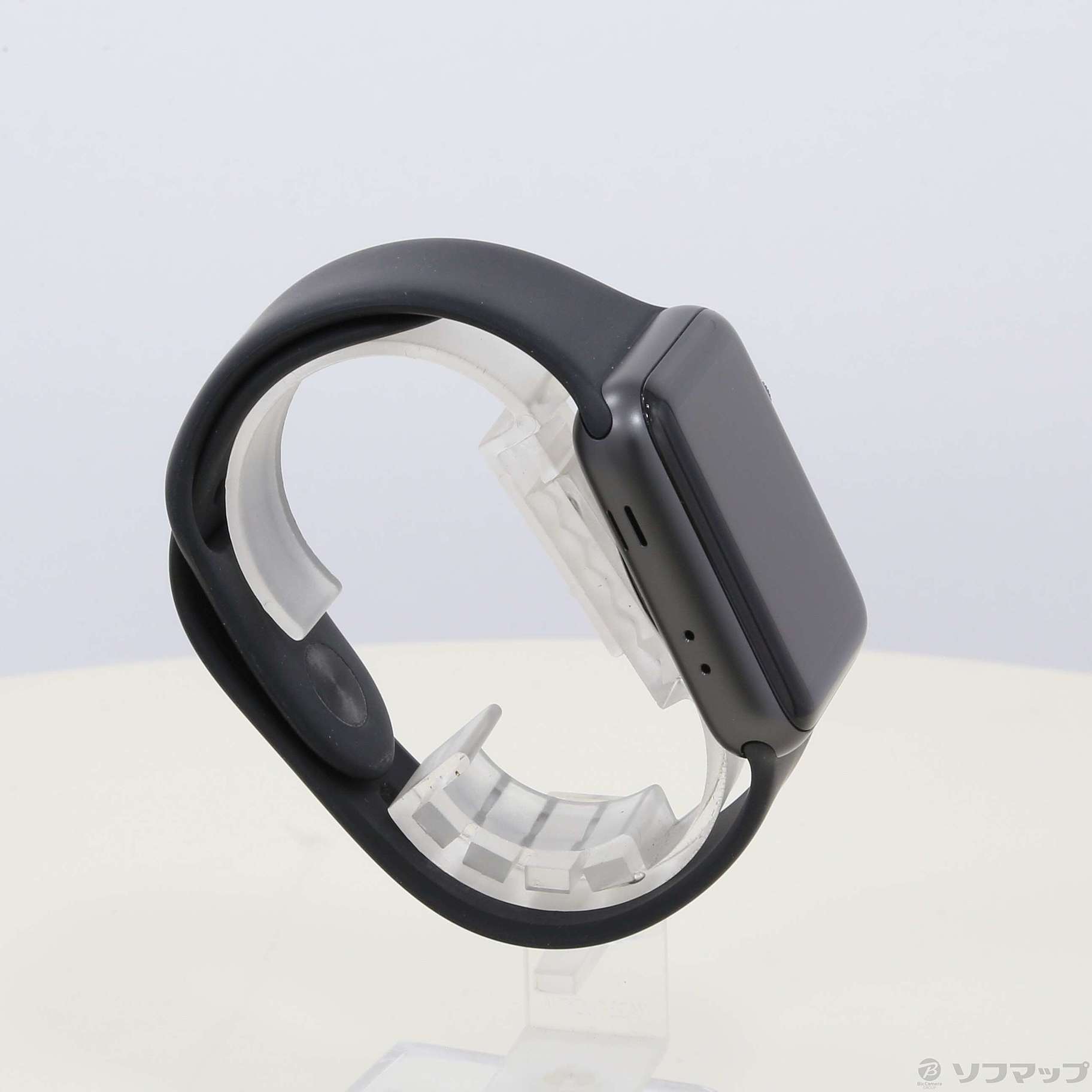 Apple Watch Series 3 GPS 42mm スペースグレイアルミニウムケース ブラックスポーツバンド