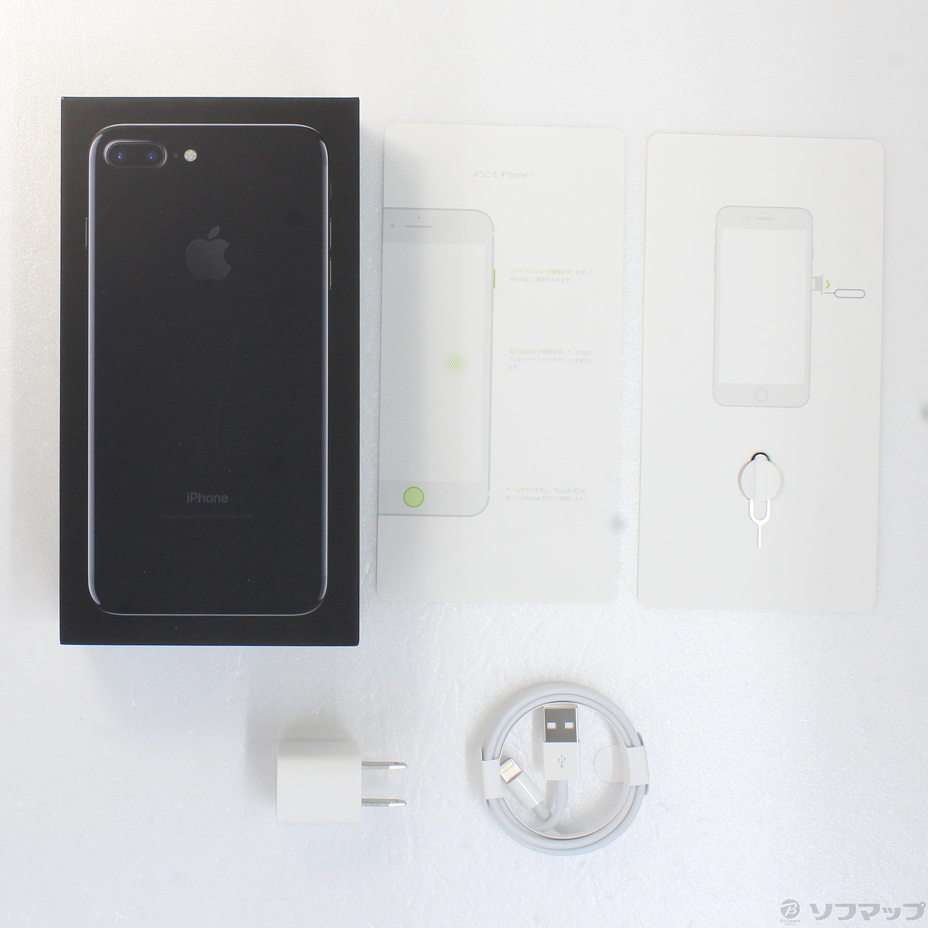 中古】iPhone7 Plus 256GB ジェットブラック MN6Q2J／A SIMフリー ◇10