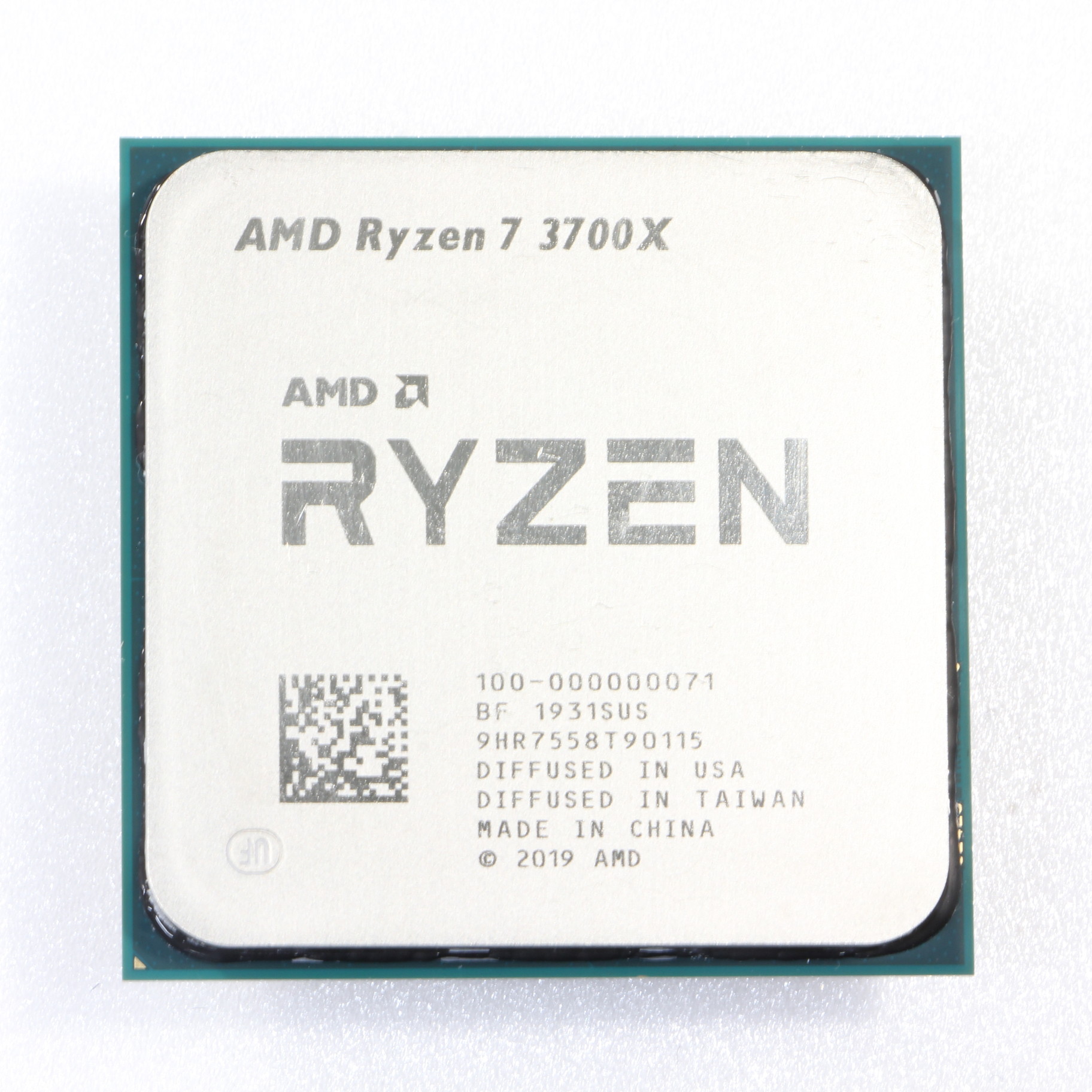 【動作品】AMD Rayzen 7 3700X