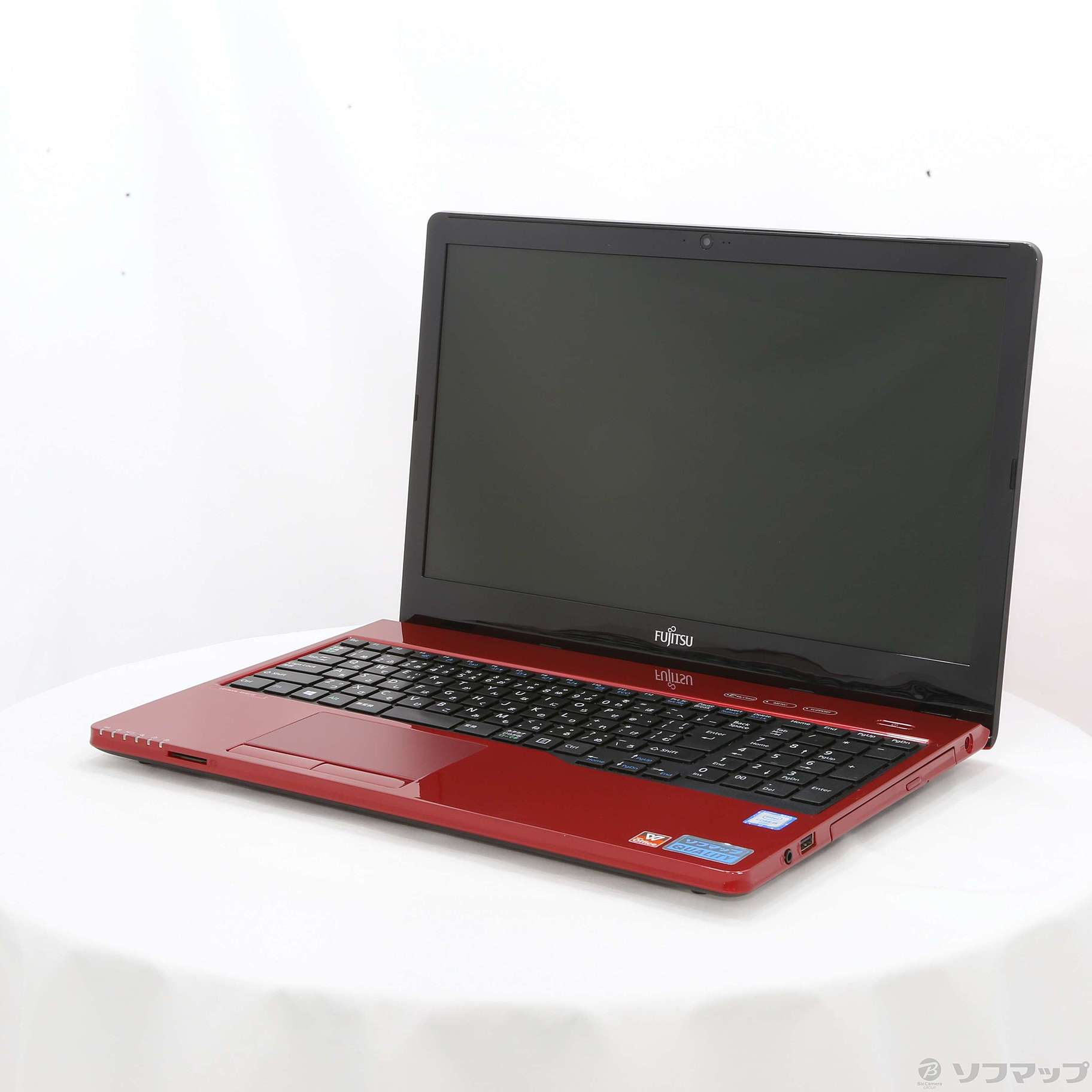 中古】LIFEBOOK AH46／W FMVA46WRG ガーネットレッド 〔Windows 10