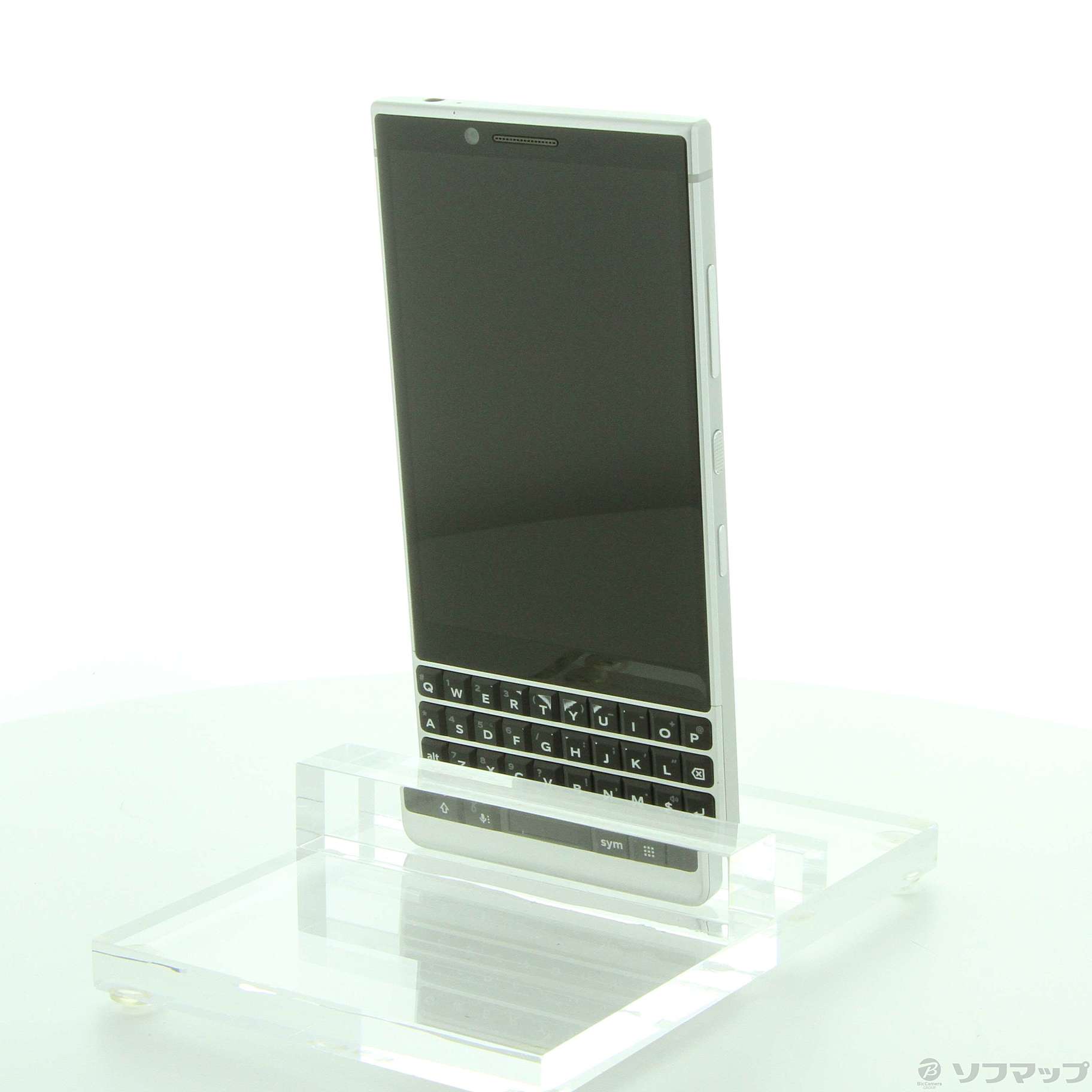 中古】BlackBerry KEY2 64GB シルバー BBF-100-8 SIMフリー ◇05/20(金